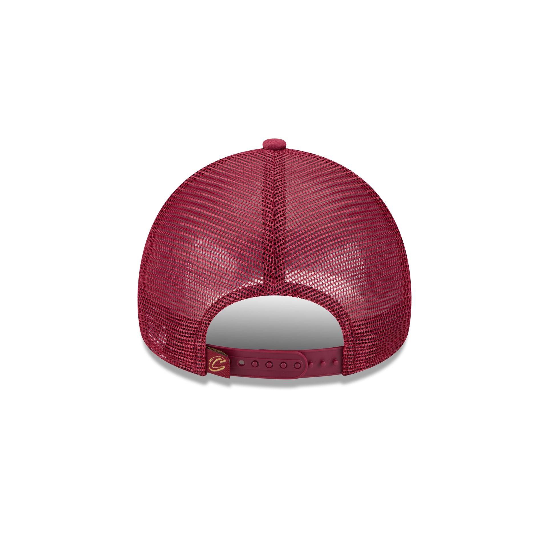 Cleveland Cavaliers Distressed 9FORTY A-Frame Trucker Hat Male Product Image