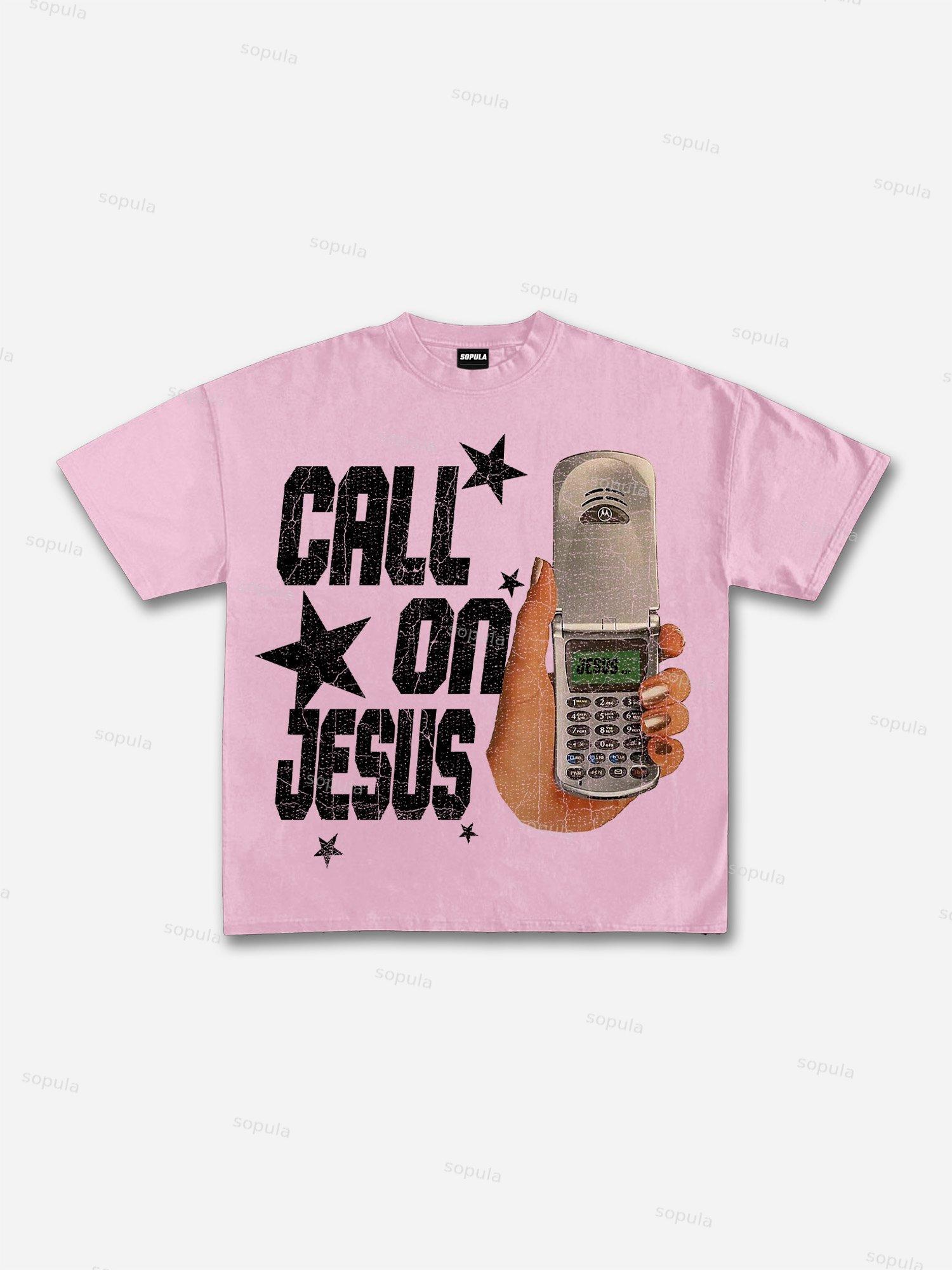 Men's Streetwear Denim Cross Embroidery Jeans Product Image