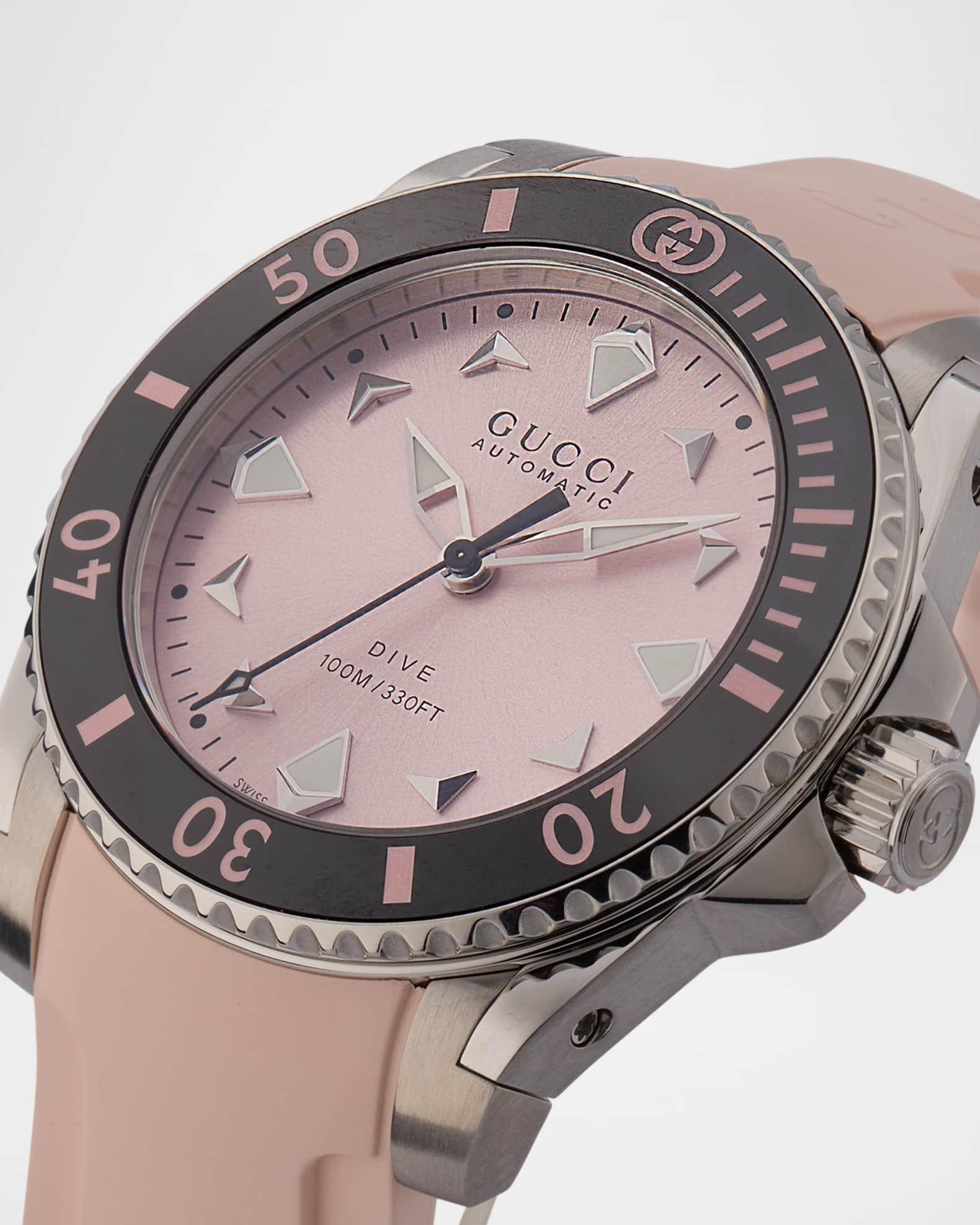 36mm Gucci Dive Pink Automatic Watch Product Image