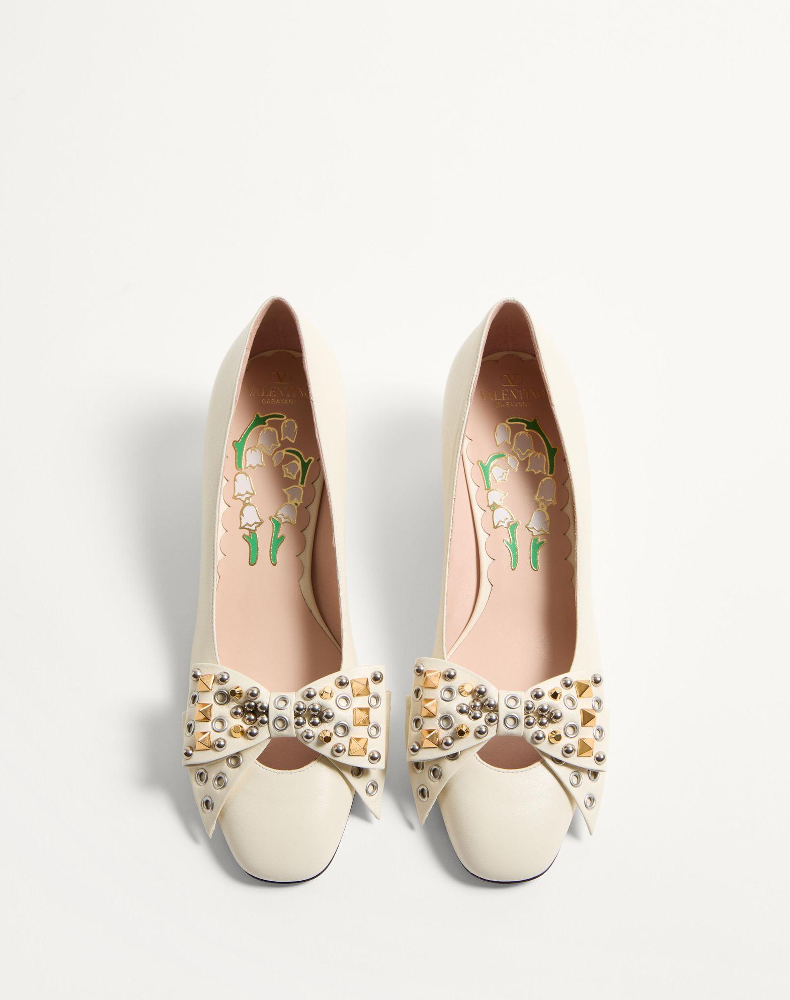 Bowow Pump In Kidskin With Studs 45Mm Product Image