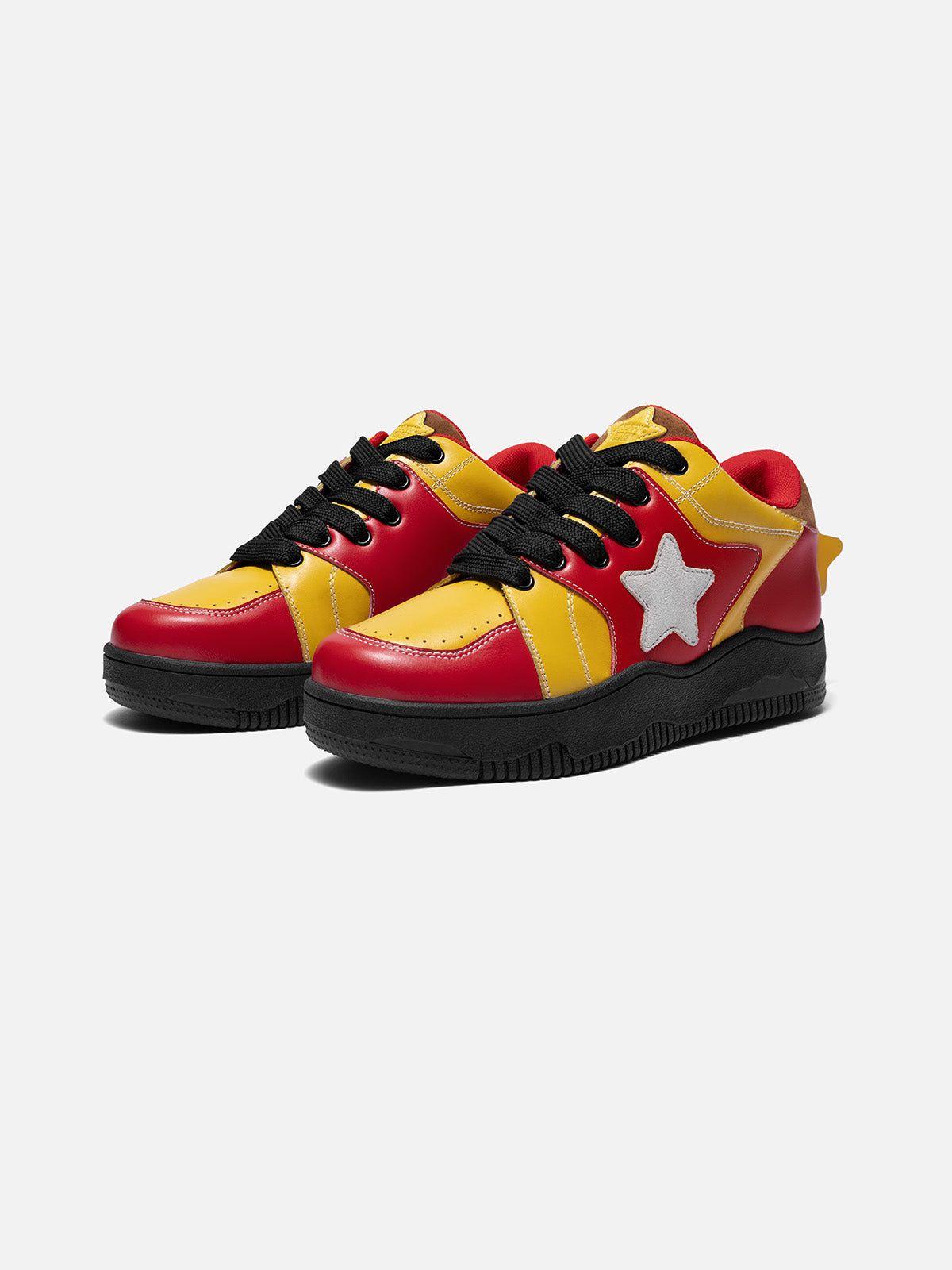 Triple Star Color Blocking Skate Shoes Product Image