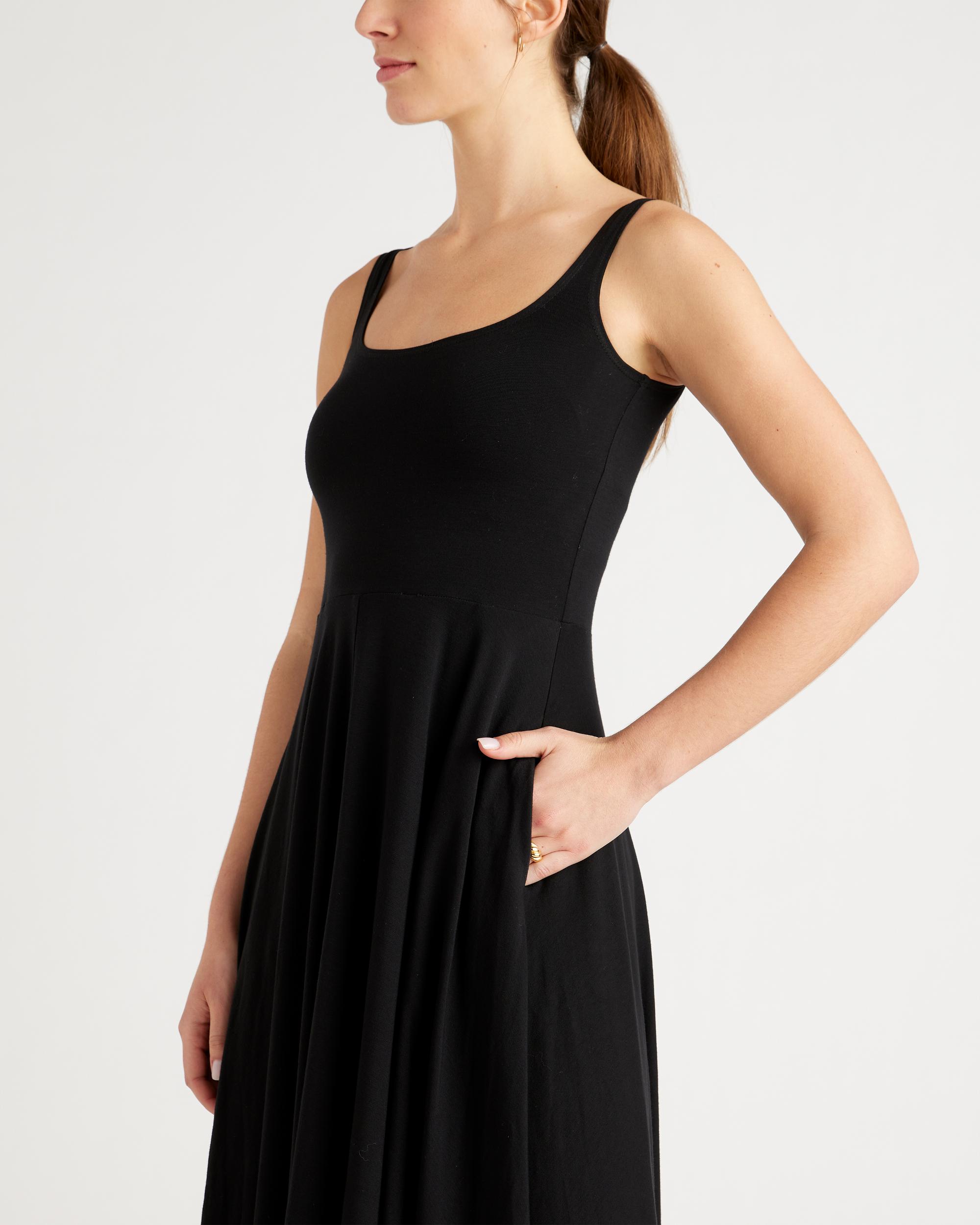 Quince | Women's Fit & Flare Knit Dress Size XL, Tencel Product Image