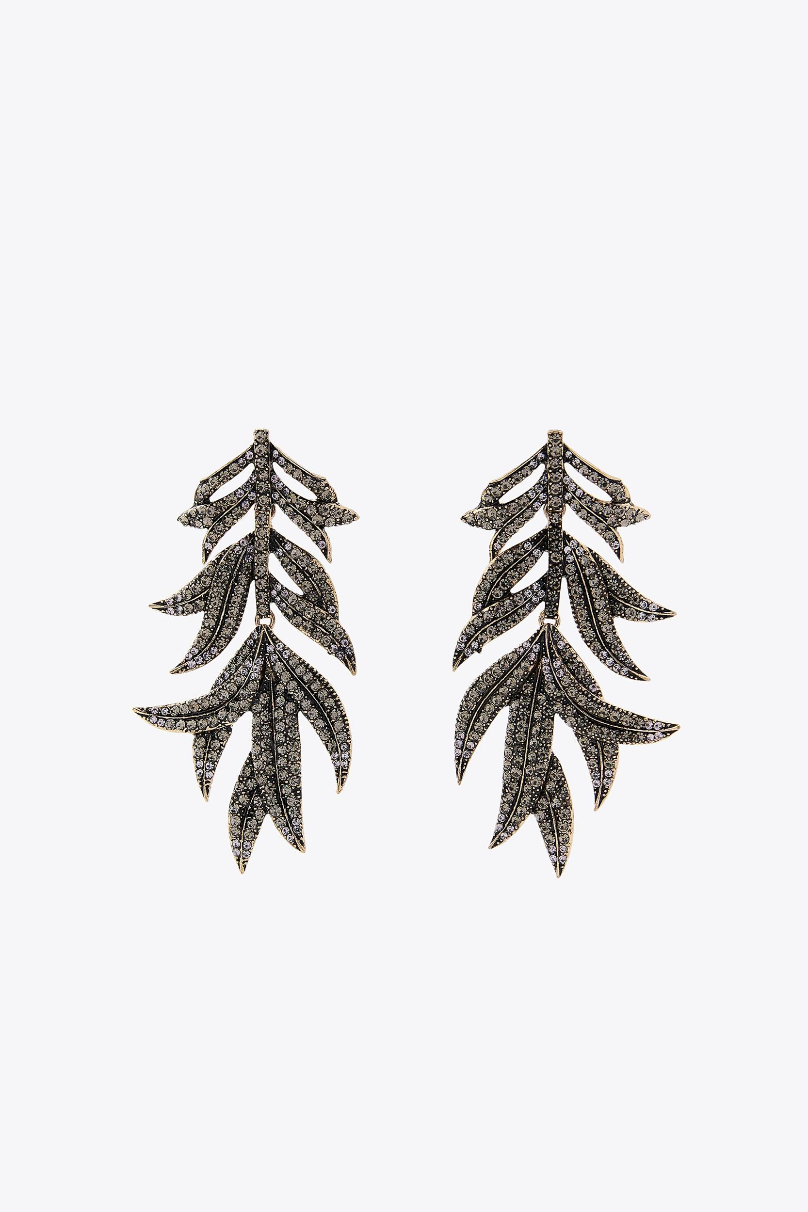 JEWEL LEAF EARRINGS Product Image