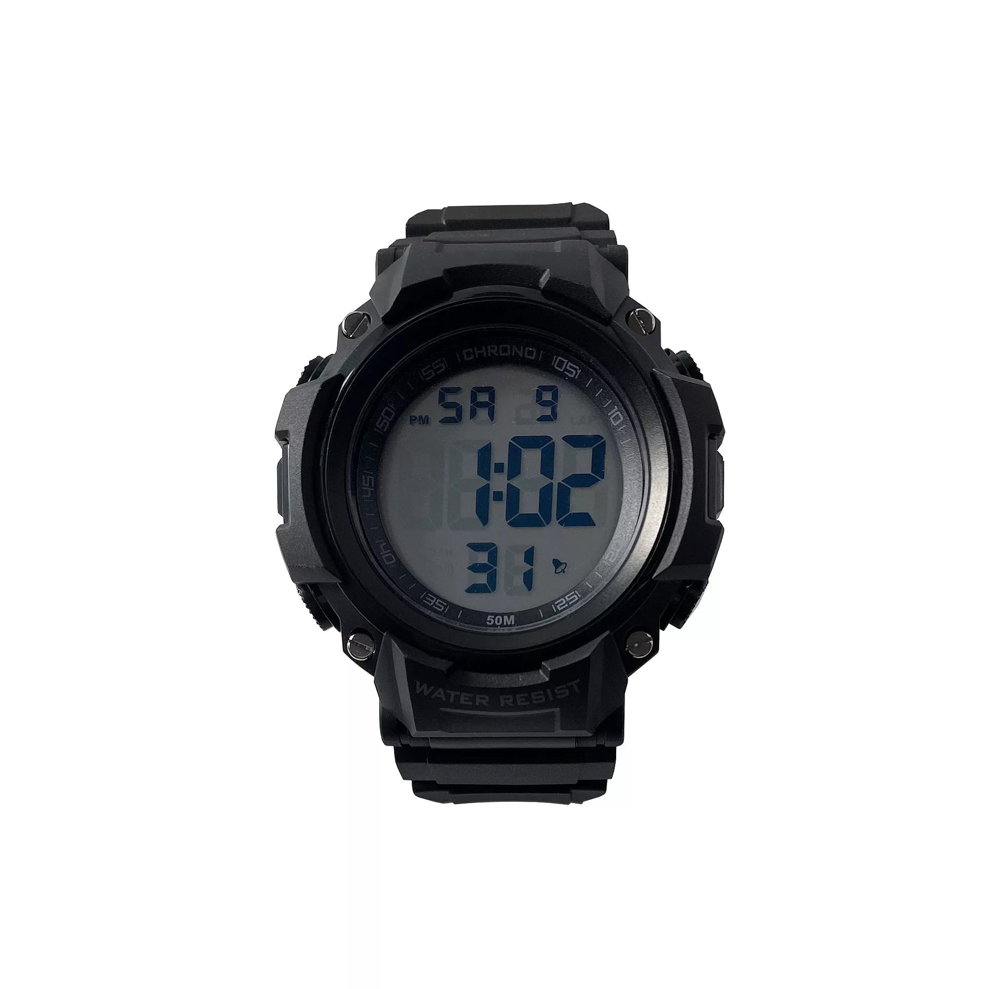 IZOD Mens Black Digital Watch -IZO7015KL Product Image