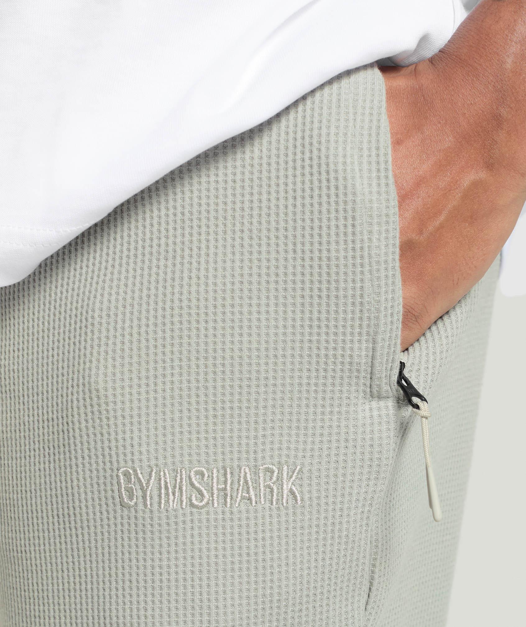 Gymshark Waffle Shorts - Stone Grey Male Product Image