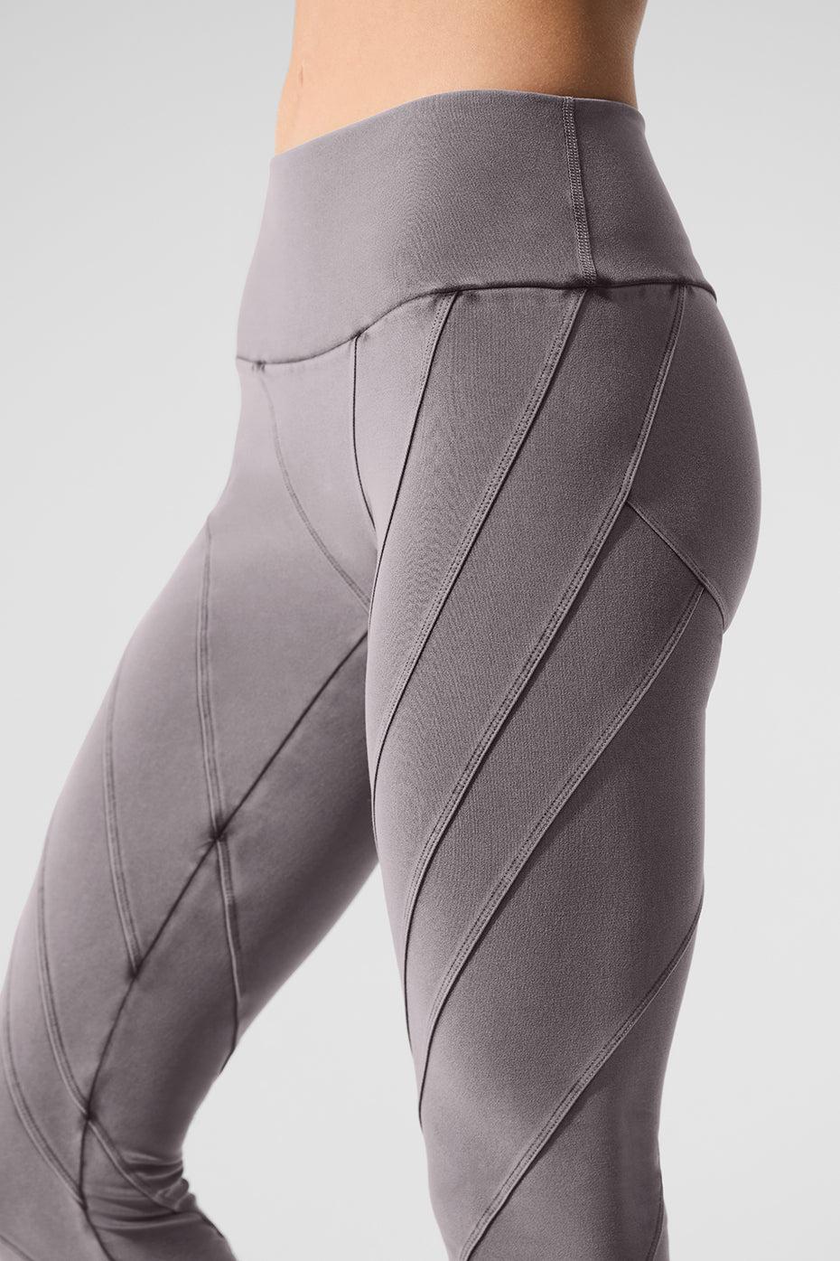 Washed Alosoft High-Waist Sunray Legging - Cool Grey Wash Product Image