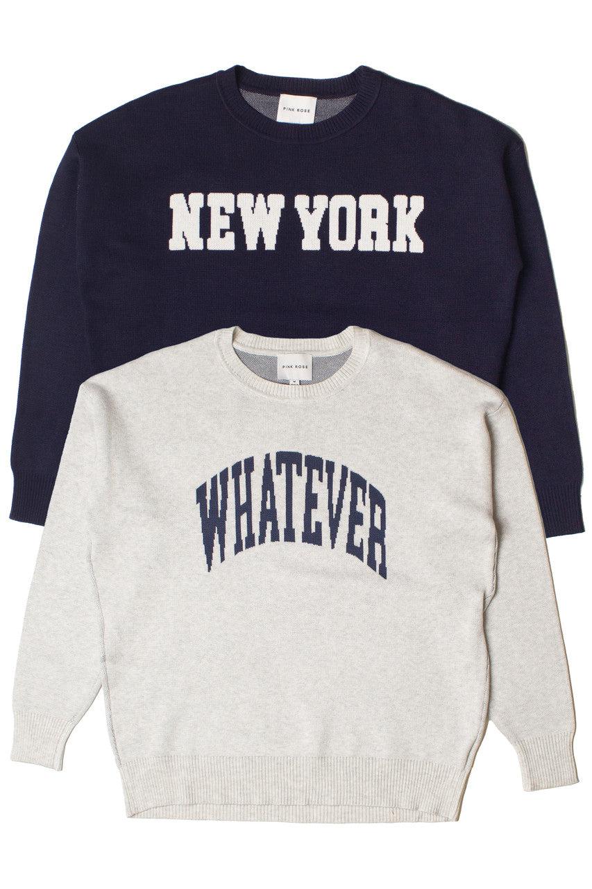 Graphic Knit Sweater Product Image