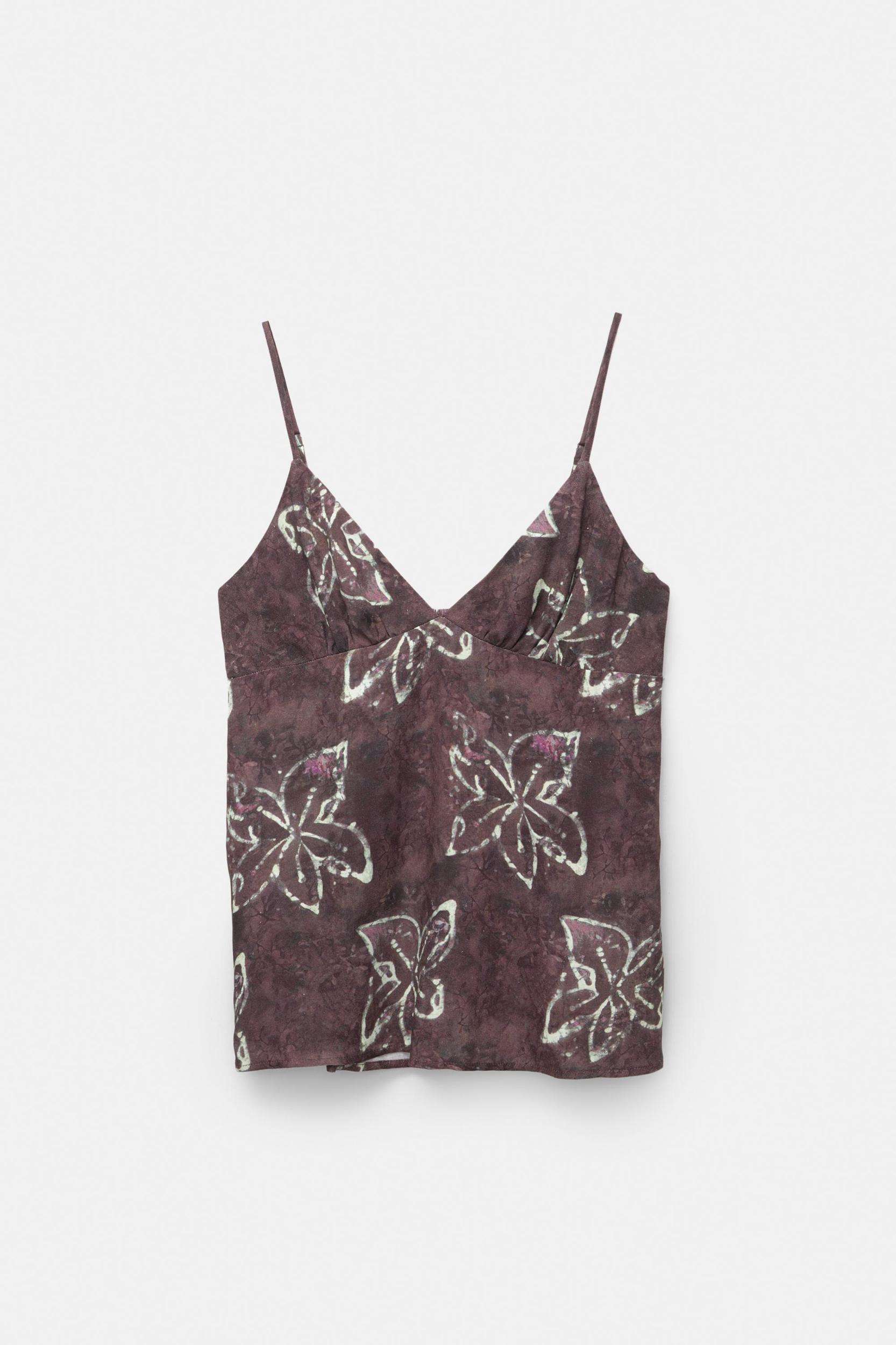 Floral strappy top Product Image