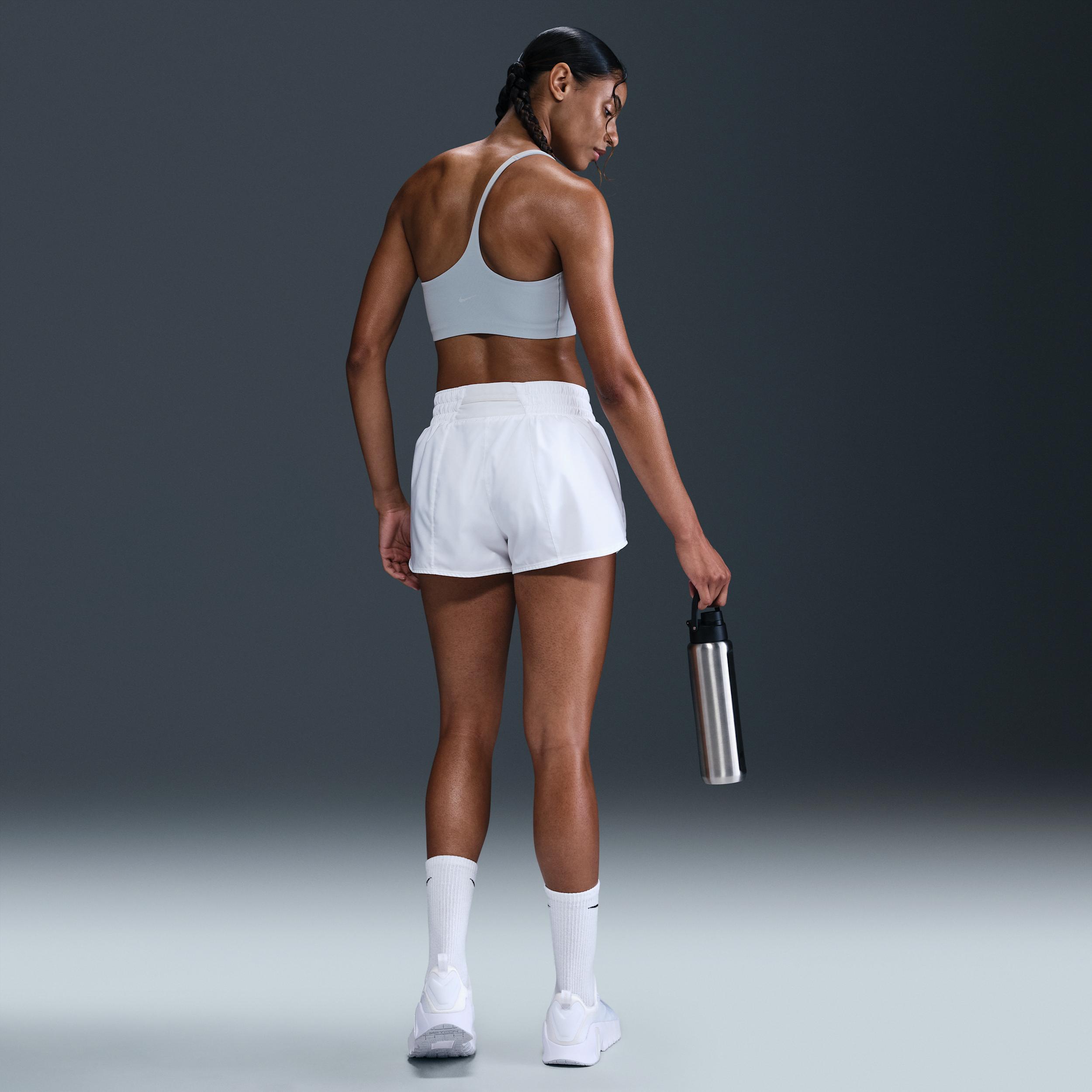 Nike Womens Zenvy Asymmetrical Light-Support Padded Sports Bra | HQ9182-440 Product Image