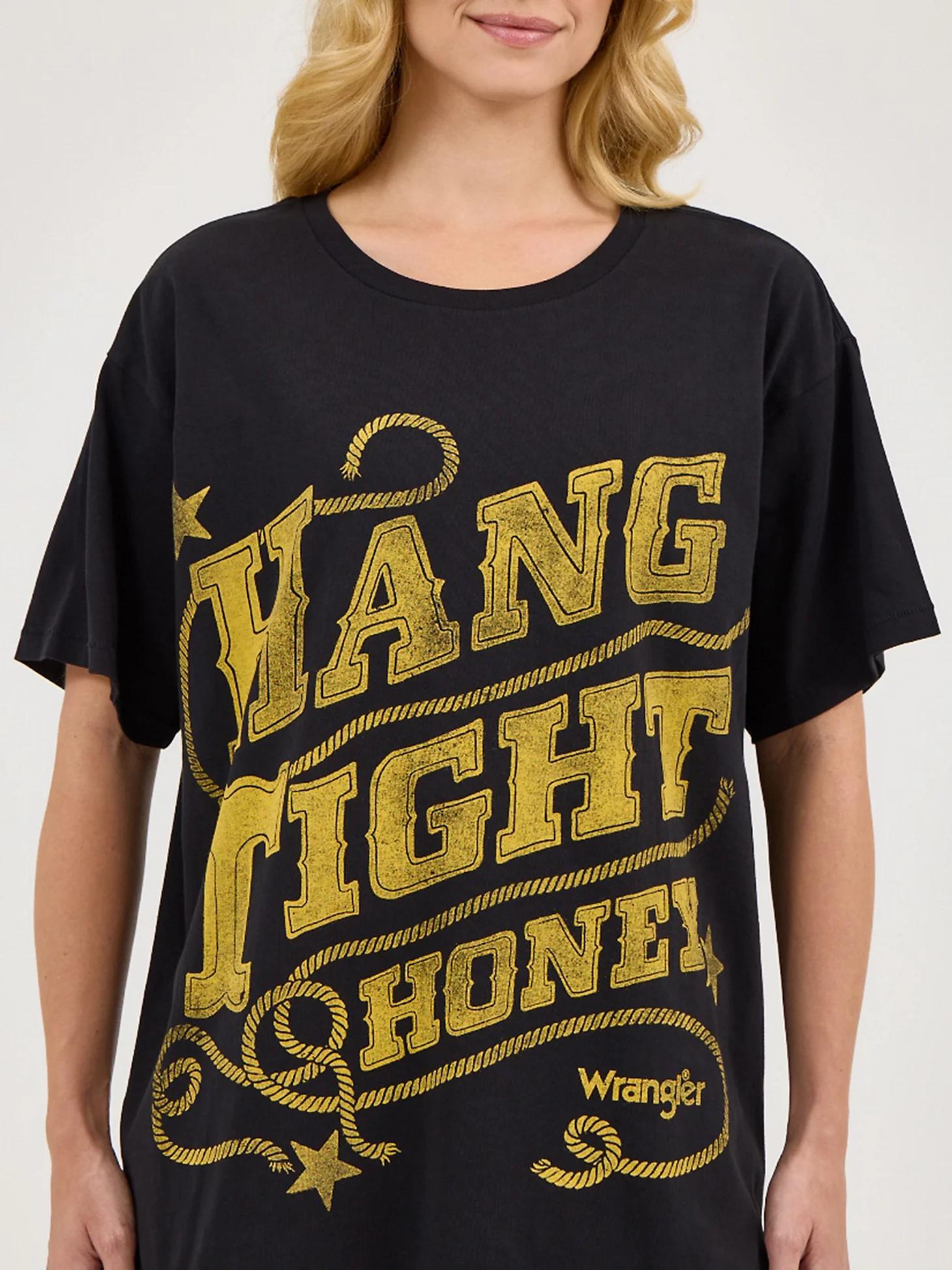 Wrangler x Lainey Wilson Hang Tight Oversized Tee | Women's TOPS | Wrangler® Product Image