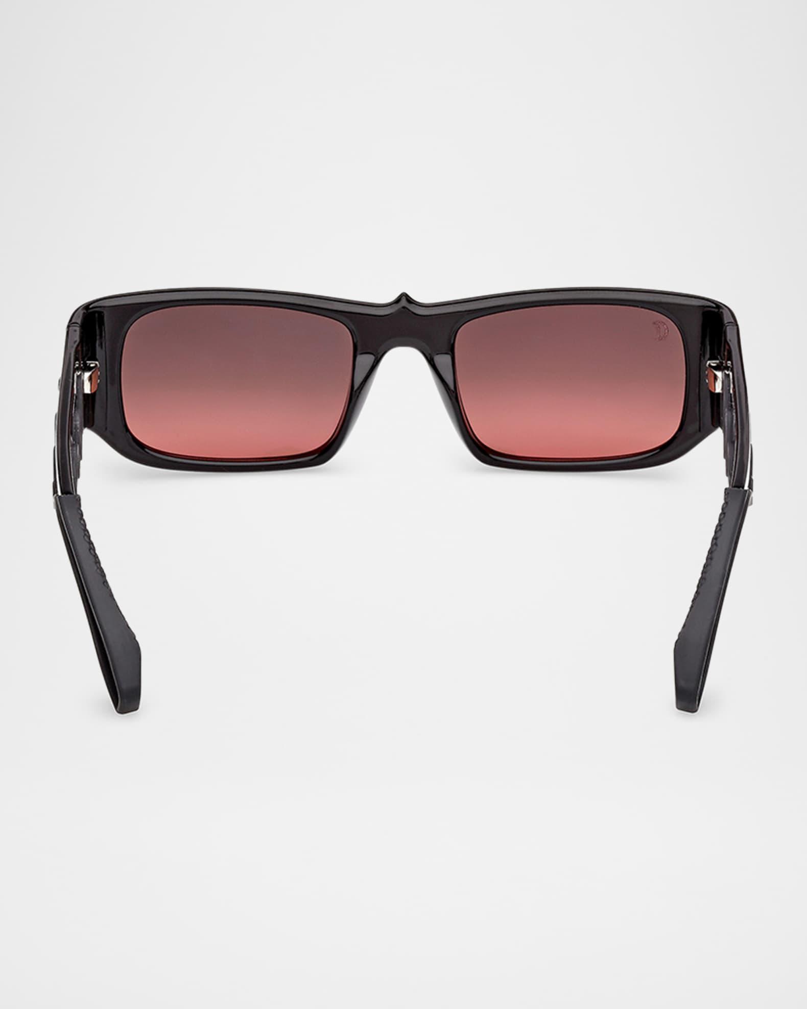 Men's LB0017M Acetate Rectangle Sunglasses Product Image