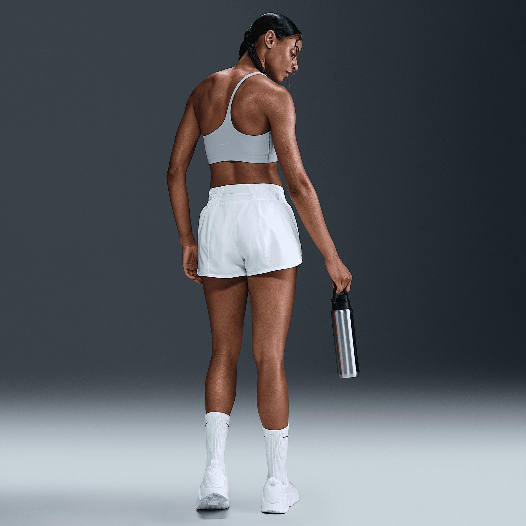 Nike Womens Zenvy Asymmetrical Light-Support Padded Sports Bra | HQ9182-440 Product Image