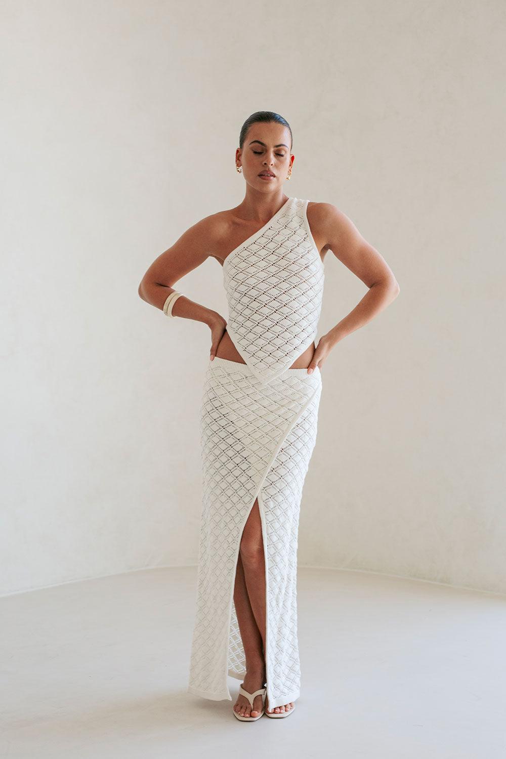 Ria Skirt - White Product Image