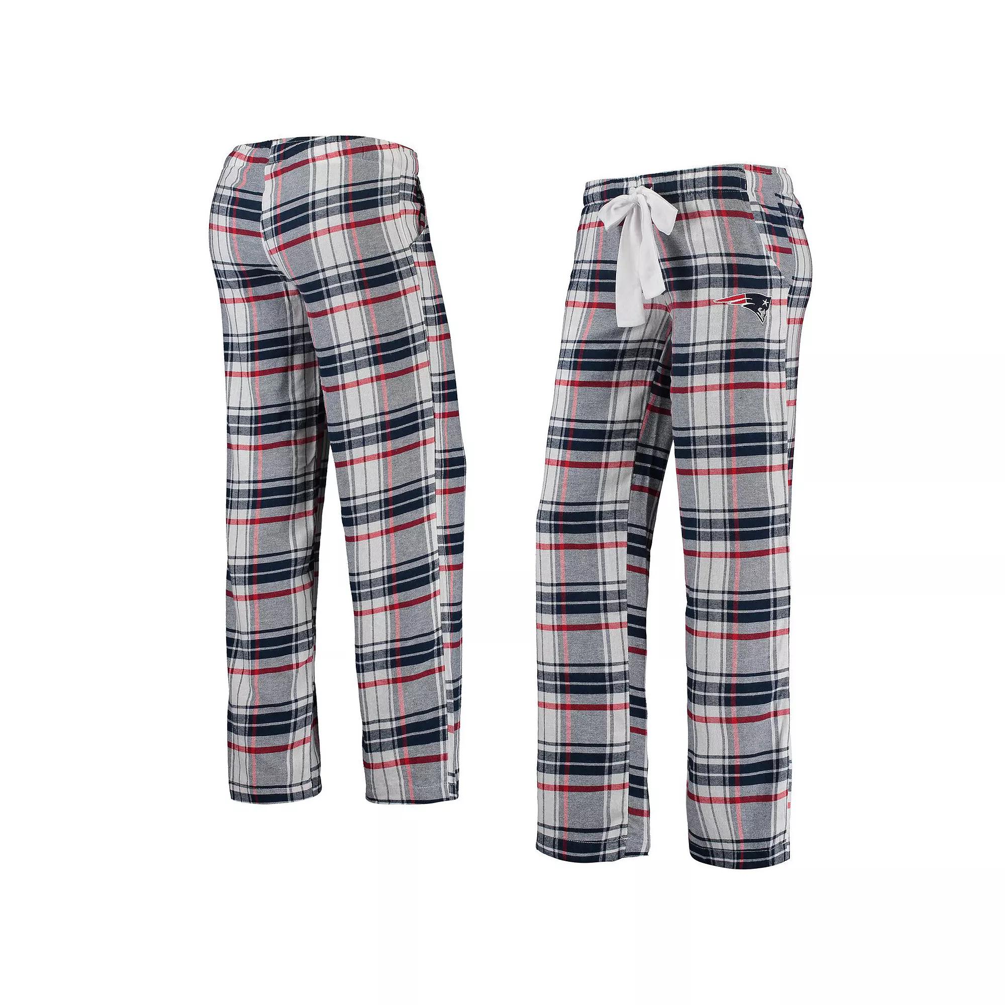 Women's Concepts Sport Navy/Red New England Patriots Accolade Flannel Pants,  Product Image