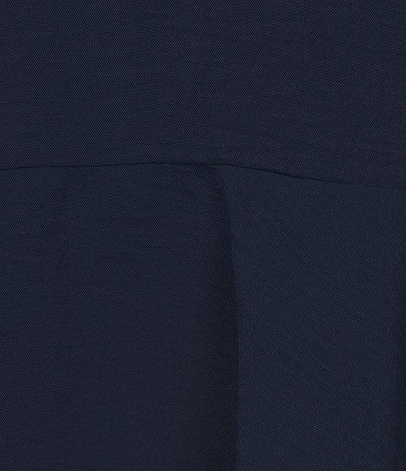 Leslie Fay Short Sleeve Keyhole Neck Fit and Flare Dress Product Image