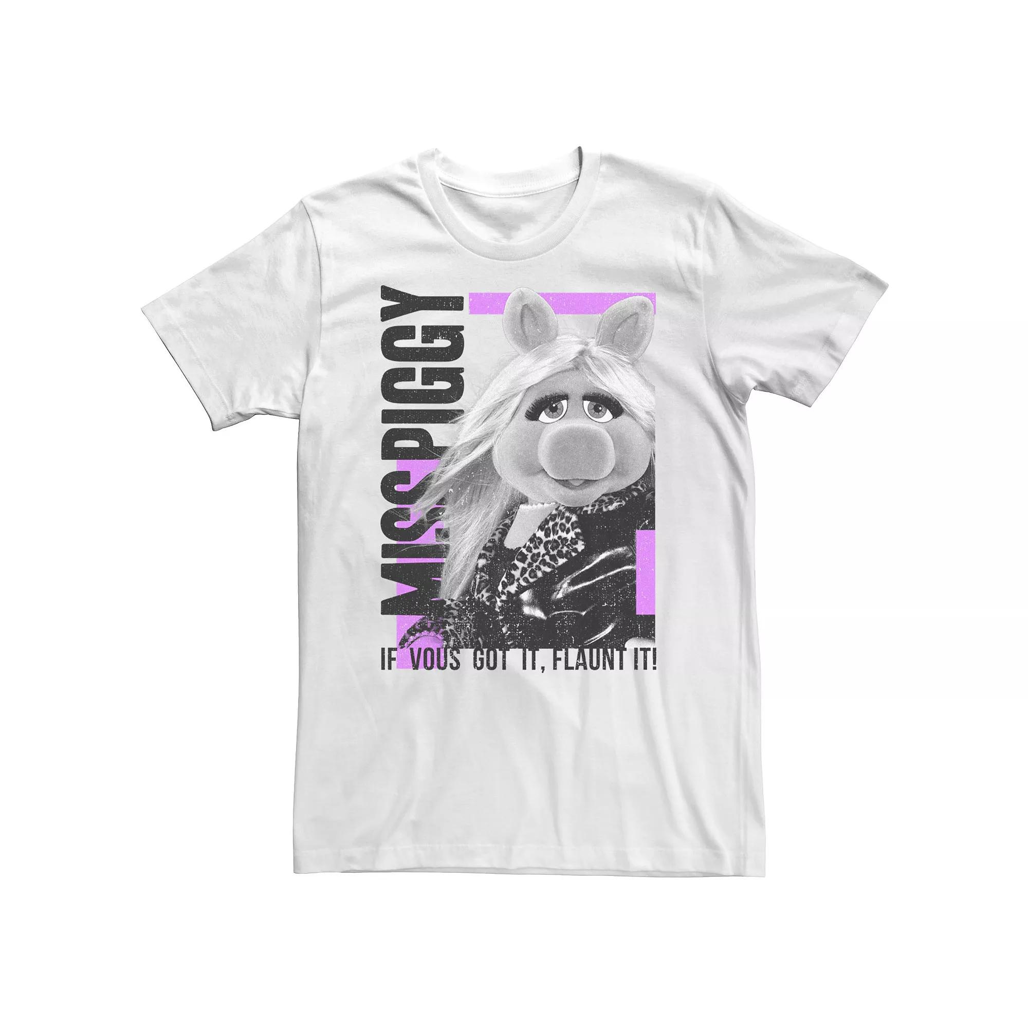 Big & Tall Disney The Muppets Miss Piggy "If Vous Got It, Flaunt It!" Tee, Men's,  Product Image