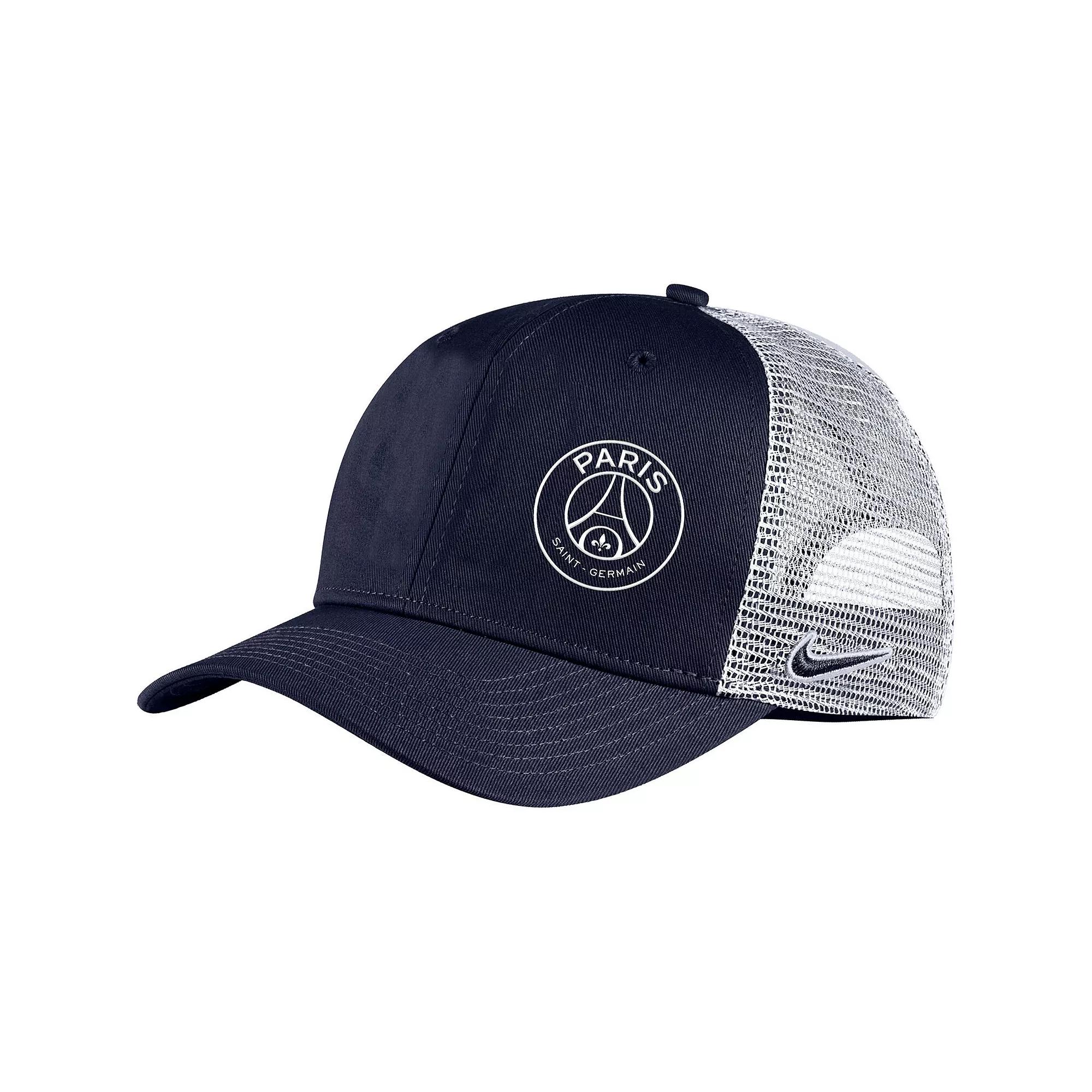 Men's Nike Navy Paris Saint-Germain Classic99 Trucker Snapback Hat, Psg Blue Product Image