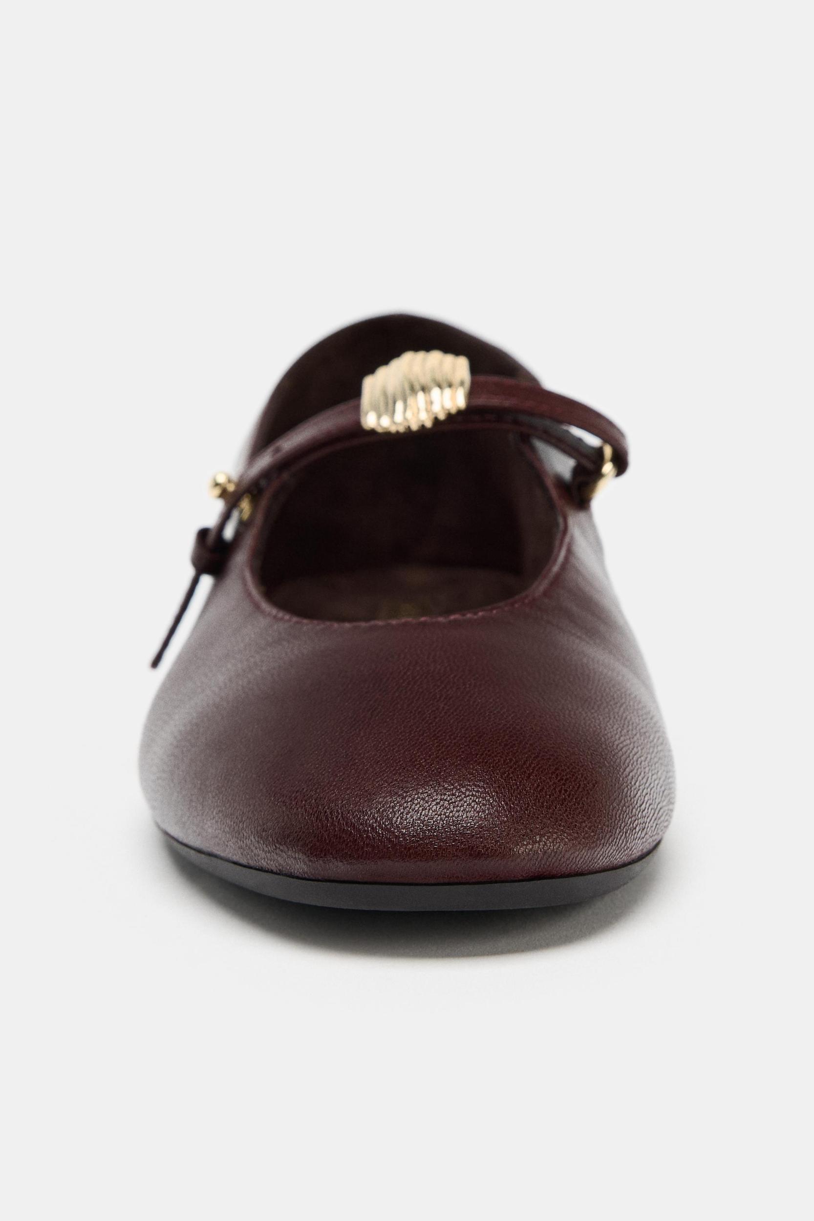 SOFT LEATHER BALLET FLATS Product Image