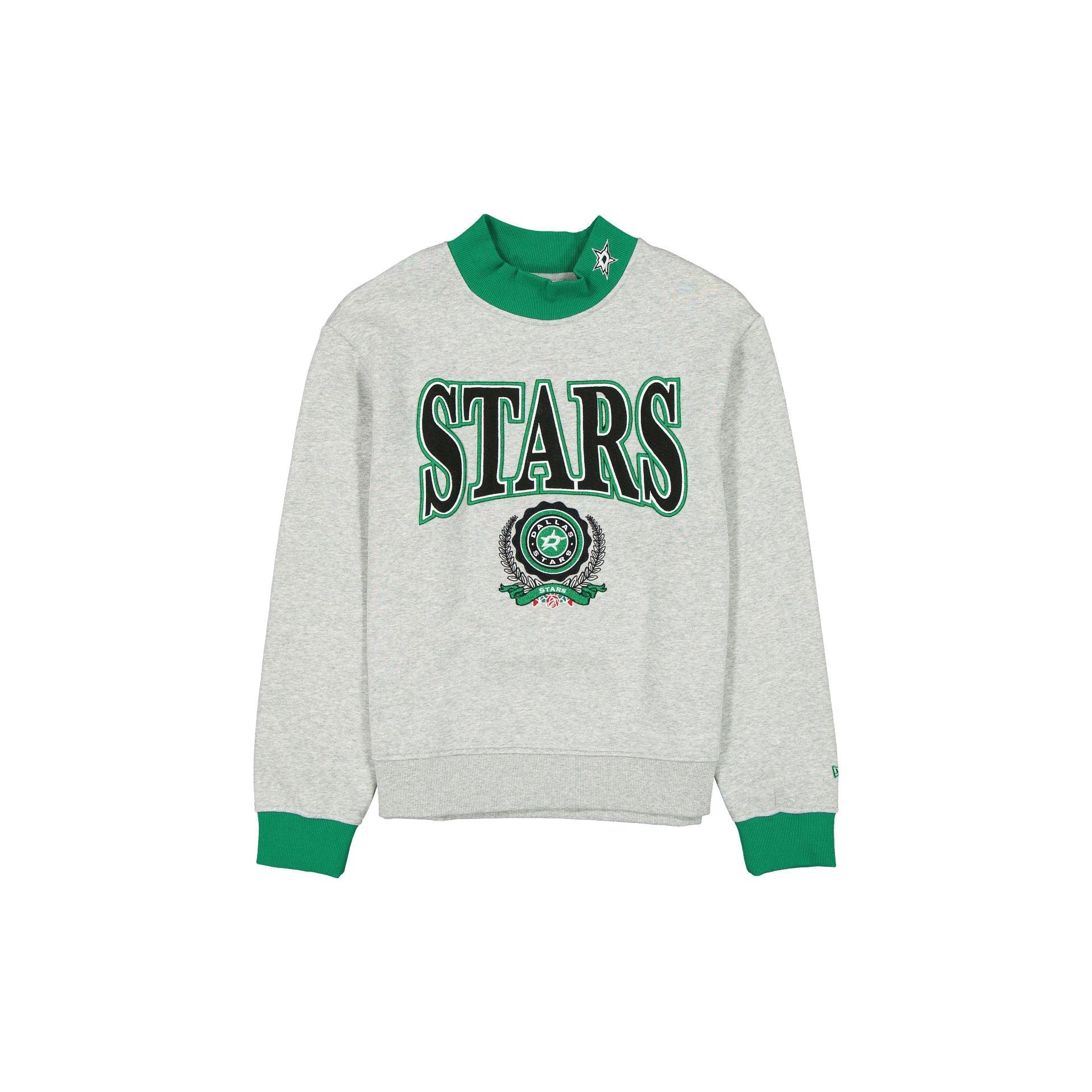 Boston Celtics Throwback Prep Women's Mockneck Sweatshirt Female Product Image
