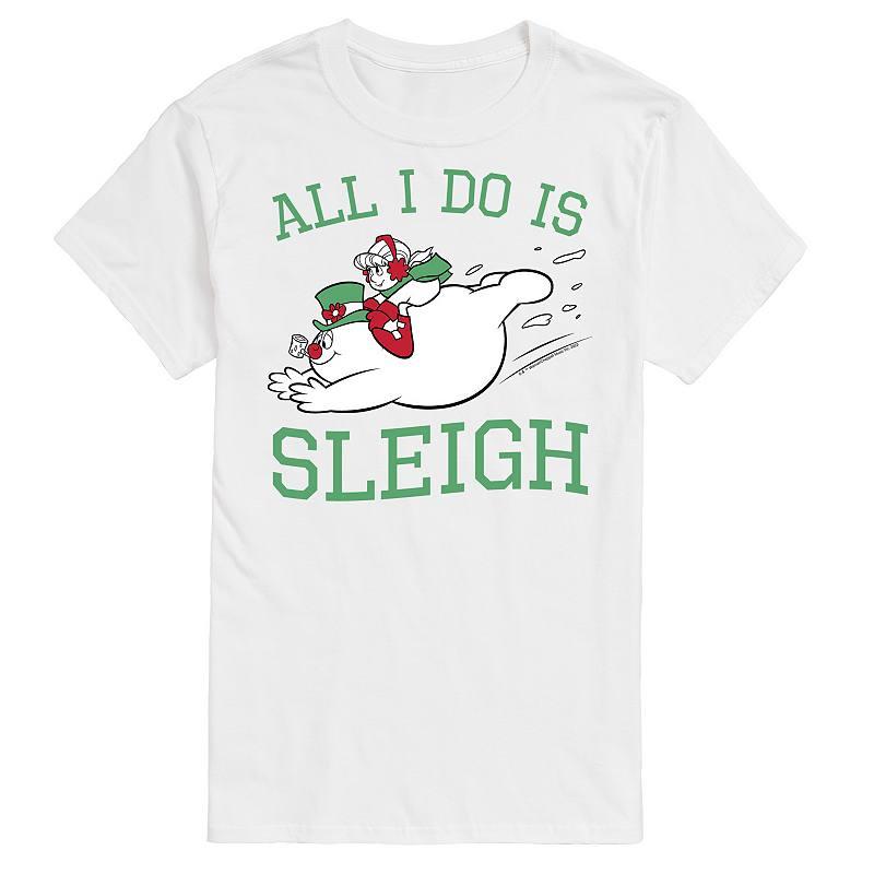 Men's Frosty The Snowman All I Do Is Sleigh Tee,  Product Image
