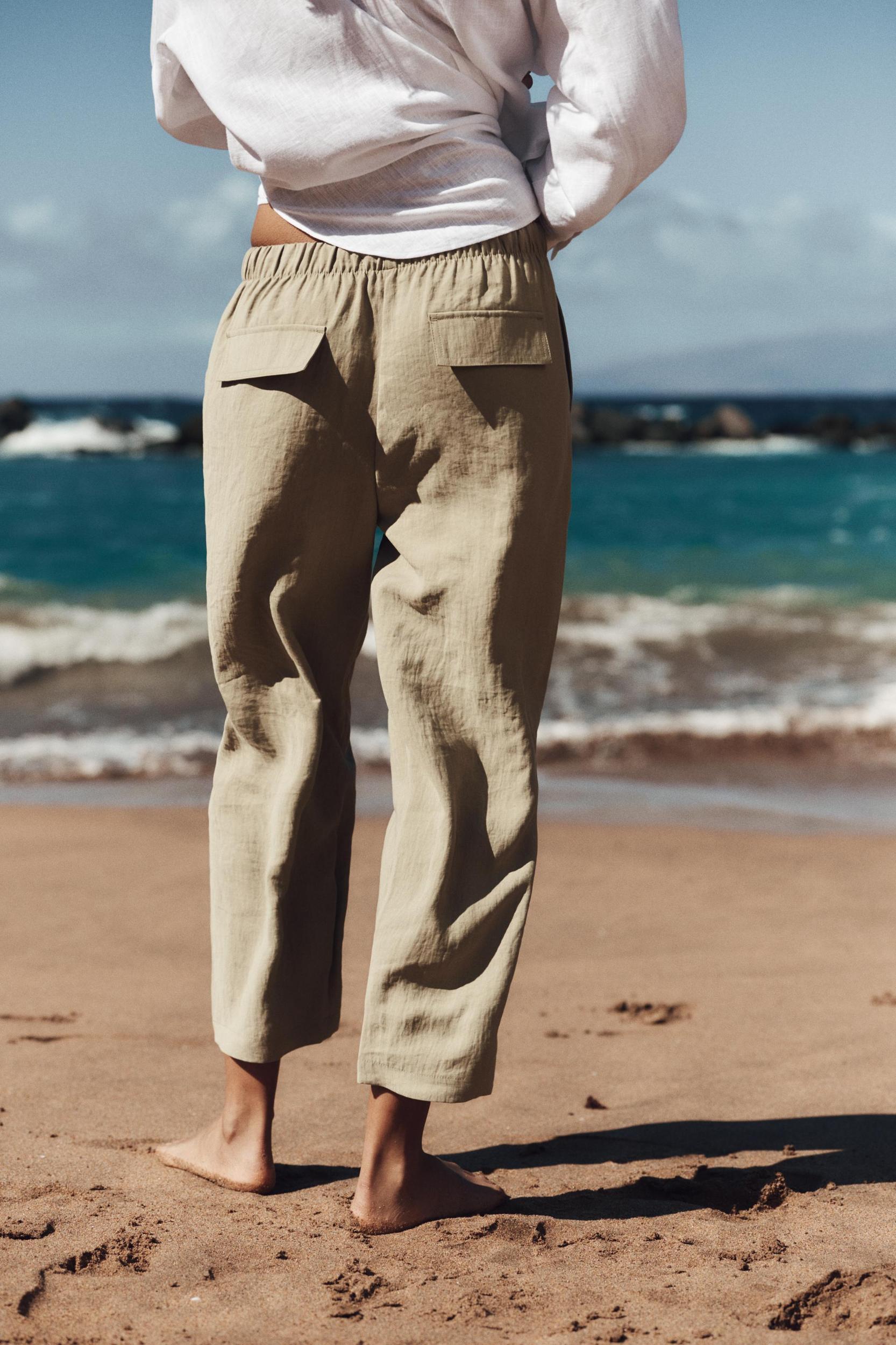 ELASTIC WAIST PANTS Product Image