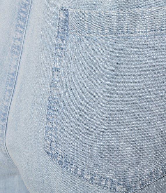 Cloth & Stone Chambray Drawcord Wide-Leg Pants Product Image