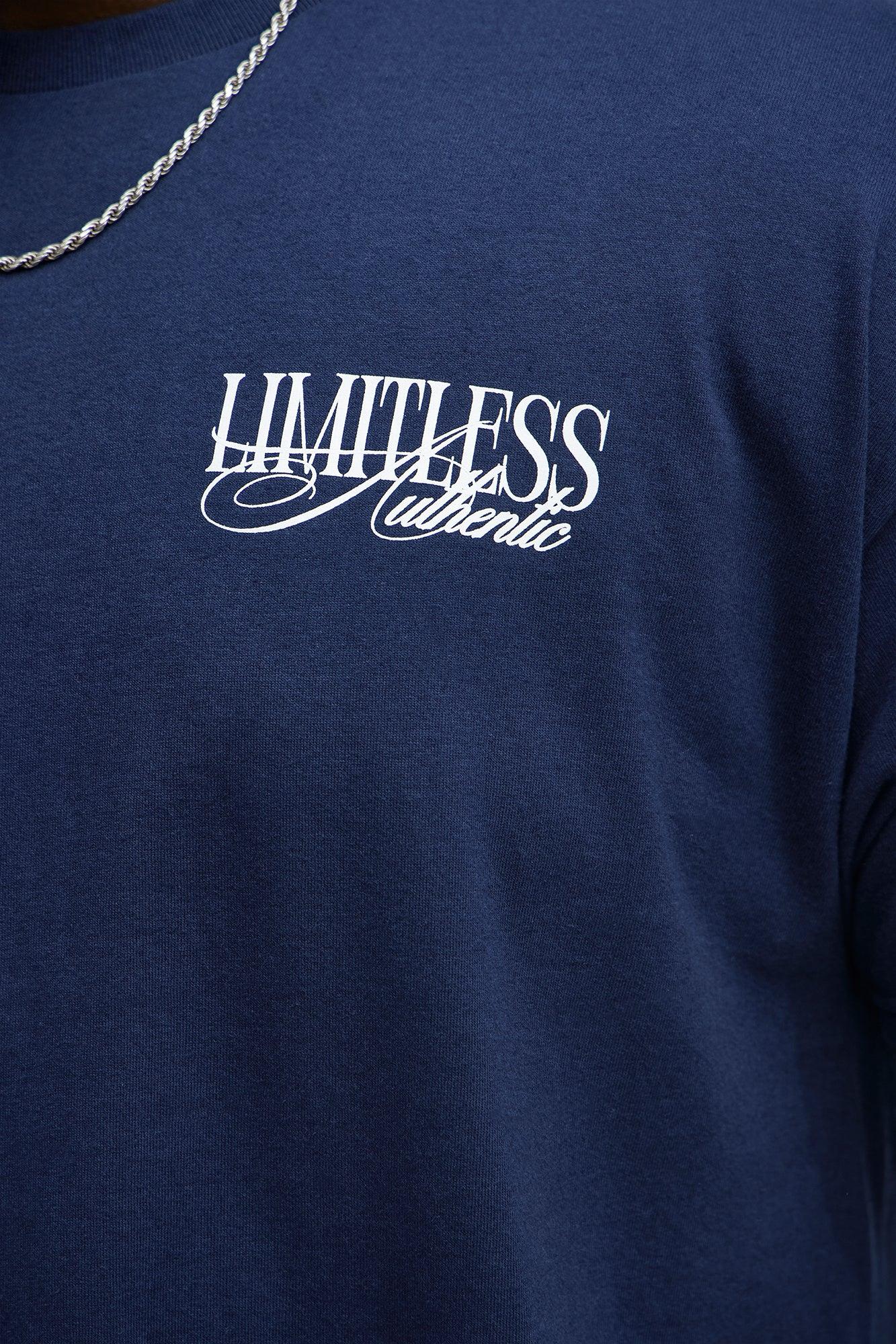 Limitless Authenticity Short Sleeve Tee - Blue Product Image