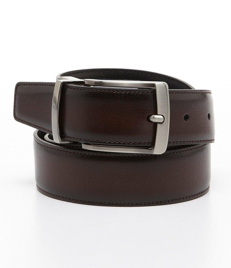 Roundtree & Yorke Big & Tall Burnished Edge Reversible Belt Product Image