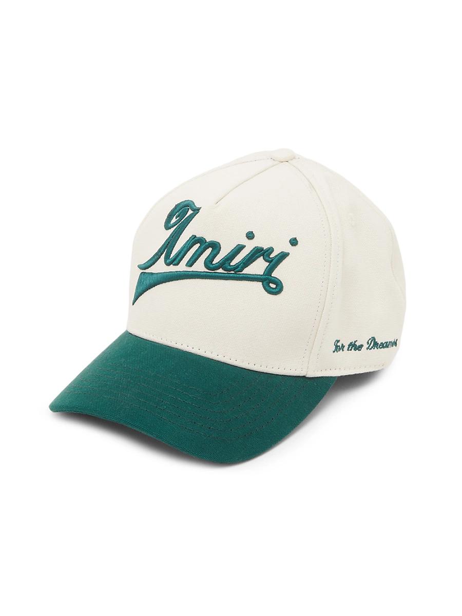 Mens Two-Tone Canvas Logo Baseball Cap Product Image