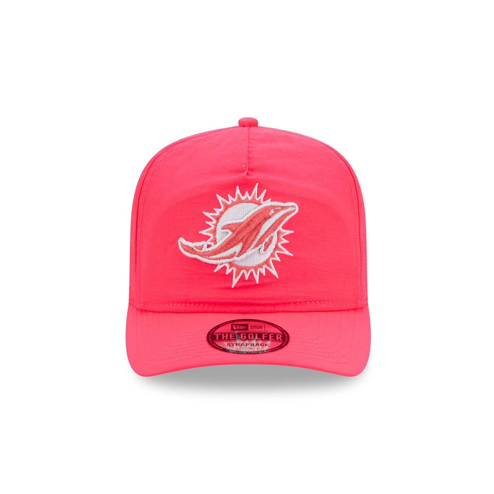 Miami Dolphins Everyday Nylon Pink Golfer Hat Male Product Image