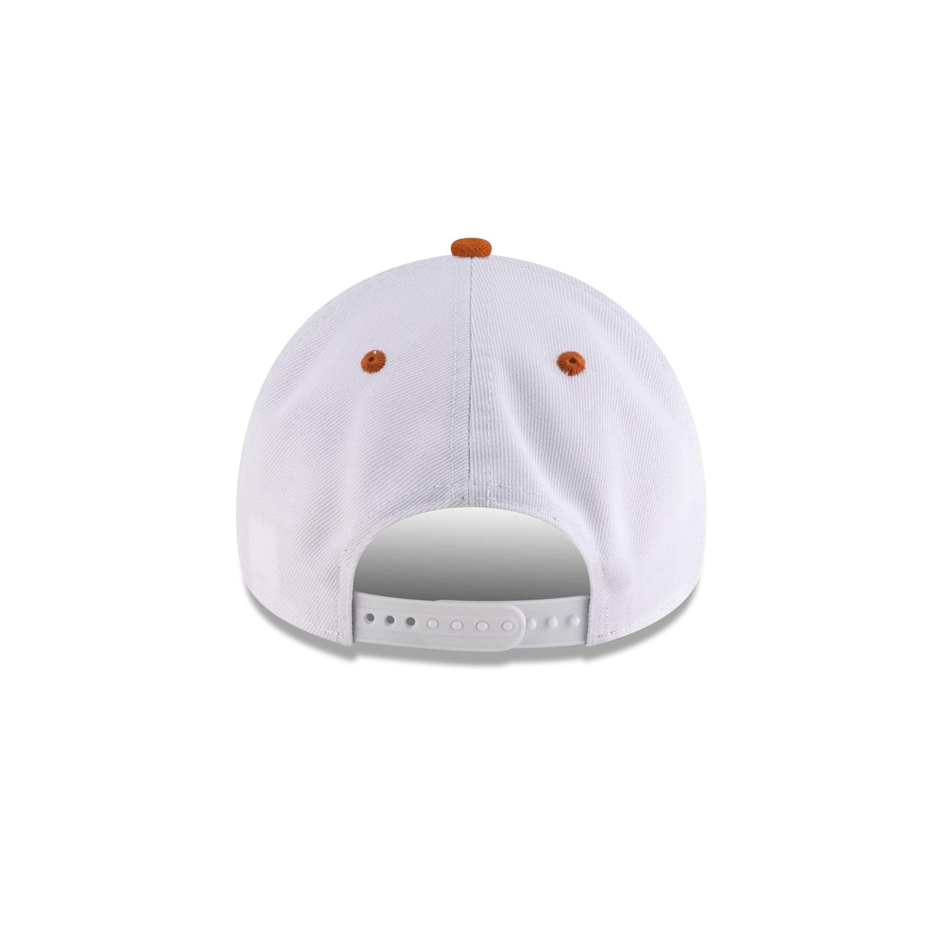 Texas Longhorns White 9FORTY A-Frame Snapback Hat Male Product Image