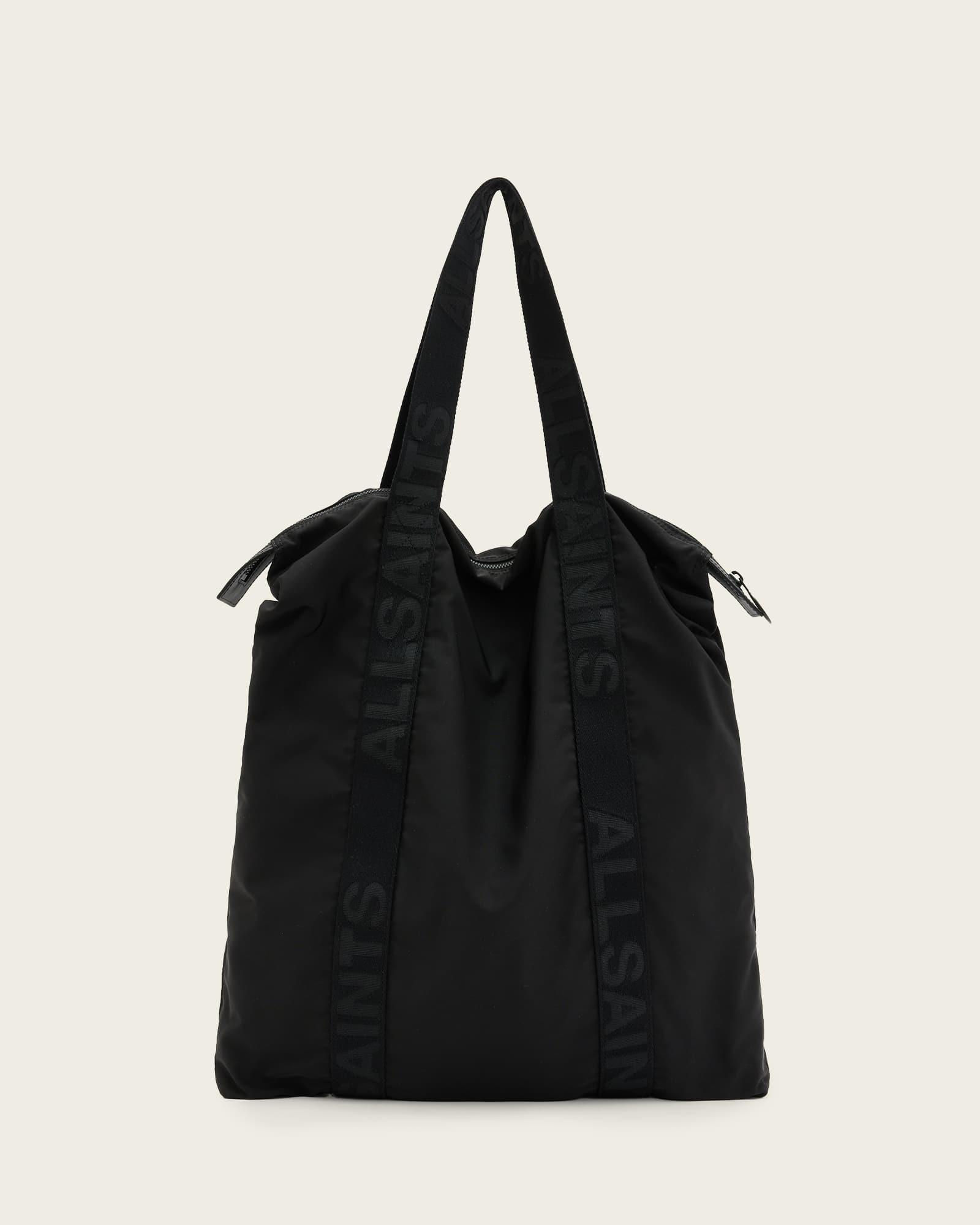 Afan Spacious Recycled Tote Bag Black | ALLSAINTS US Product Image