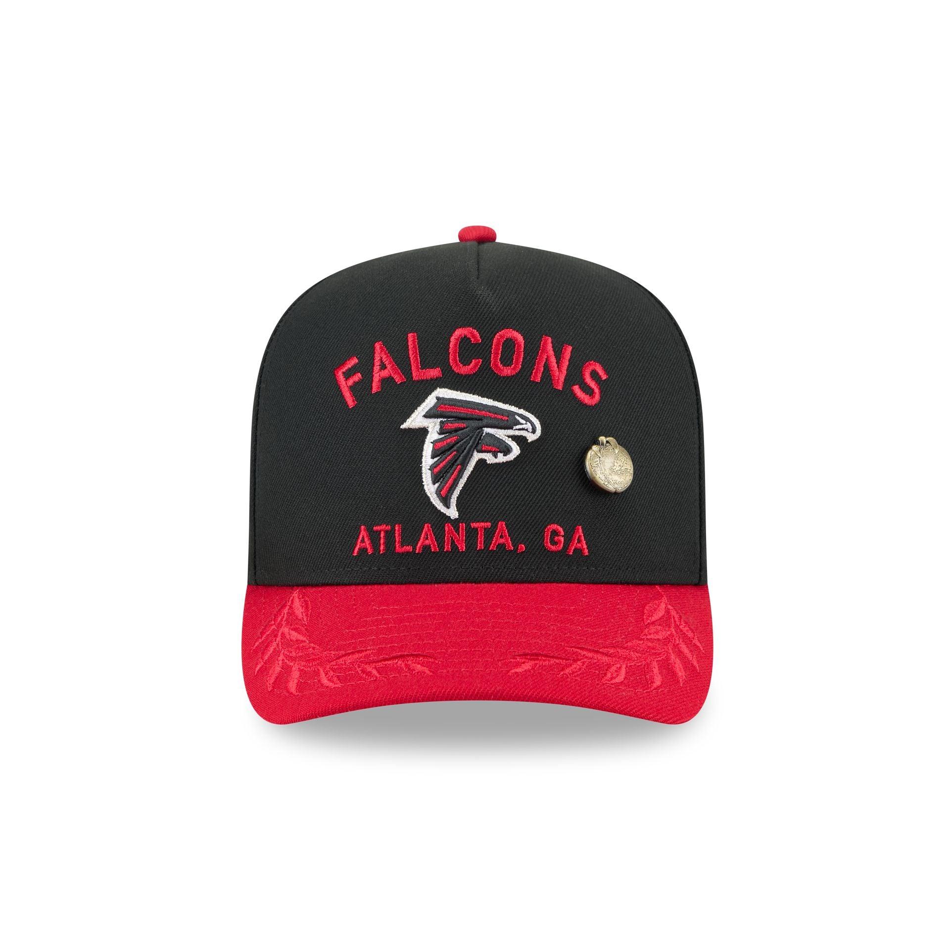Atlanta Falcons 2025 Draft Black 59FIFTY A-Frame Fitted Hat Male Product Image
