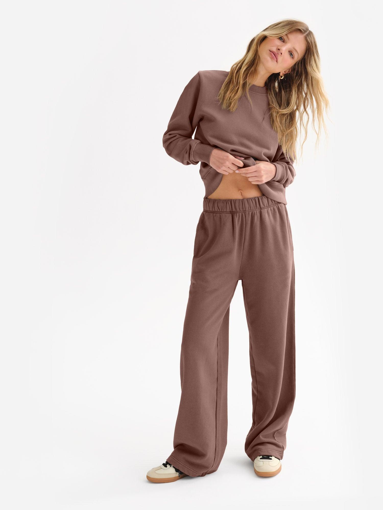 Organic Fleece Straight Leg Sweatpant Female Product Image