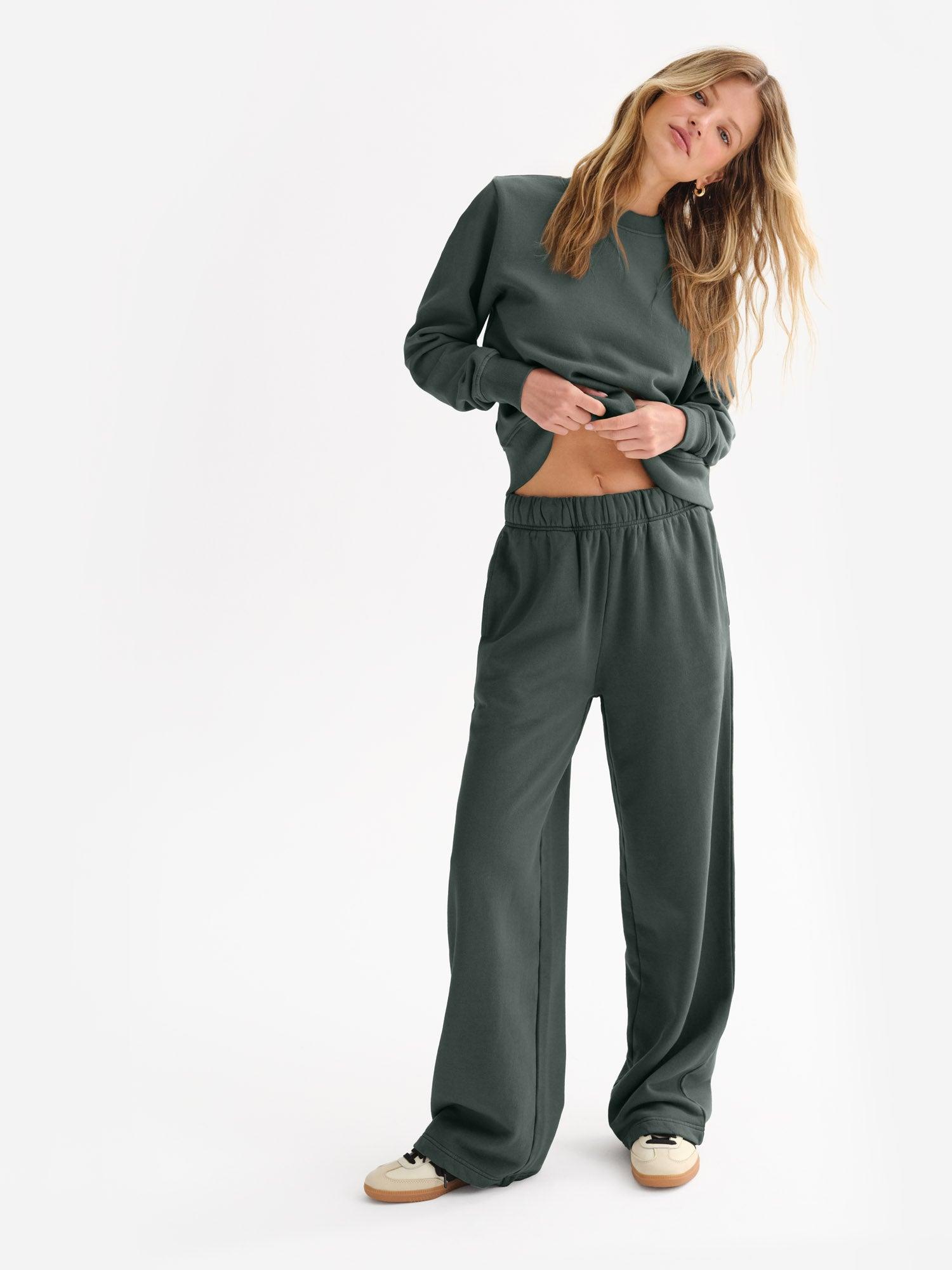 Organic Fleece Straight Leg Sweatpant Female Product Image