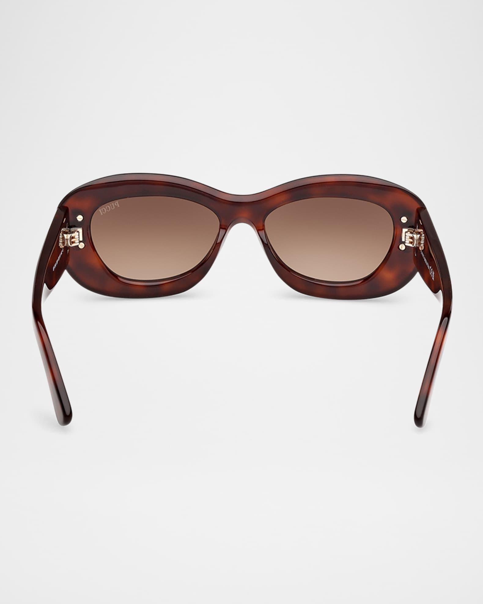 Filigree Acetate Round Sunglasses  Product Image