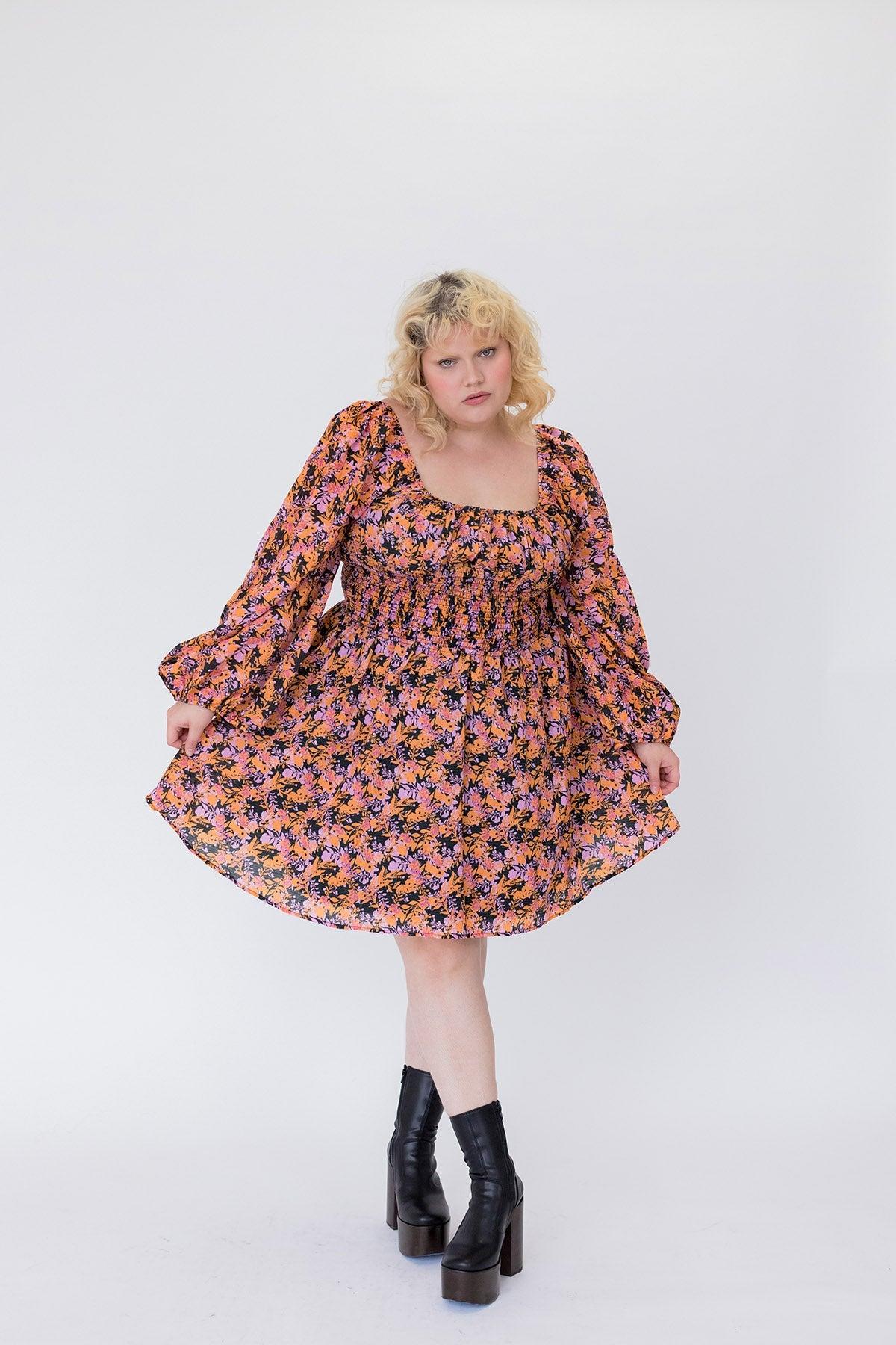 Sarah Dress - Night Garden Product Image