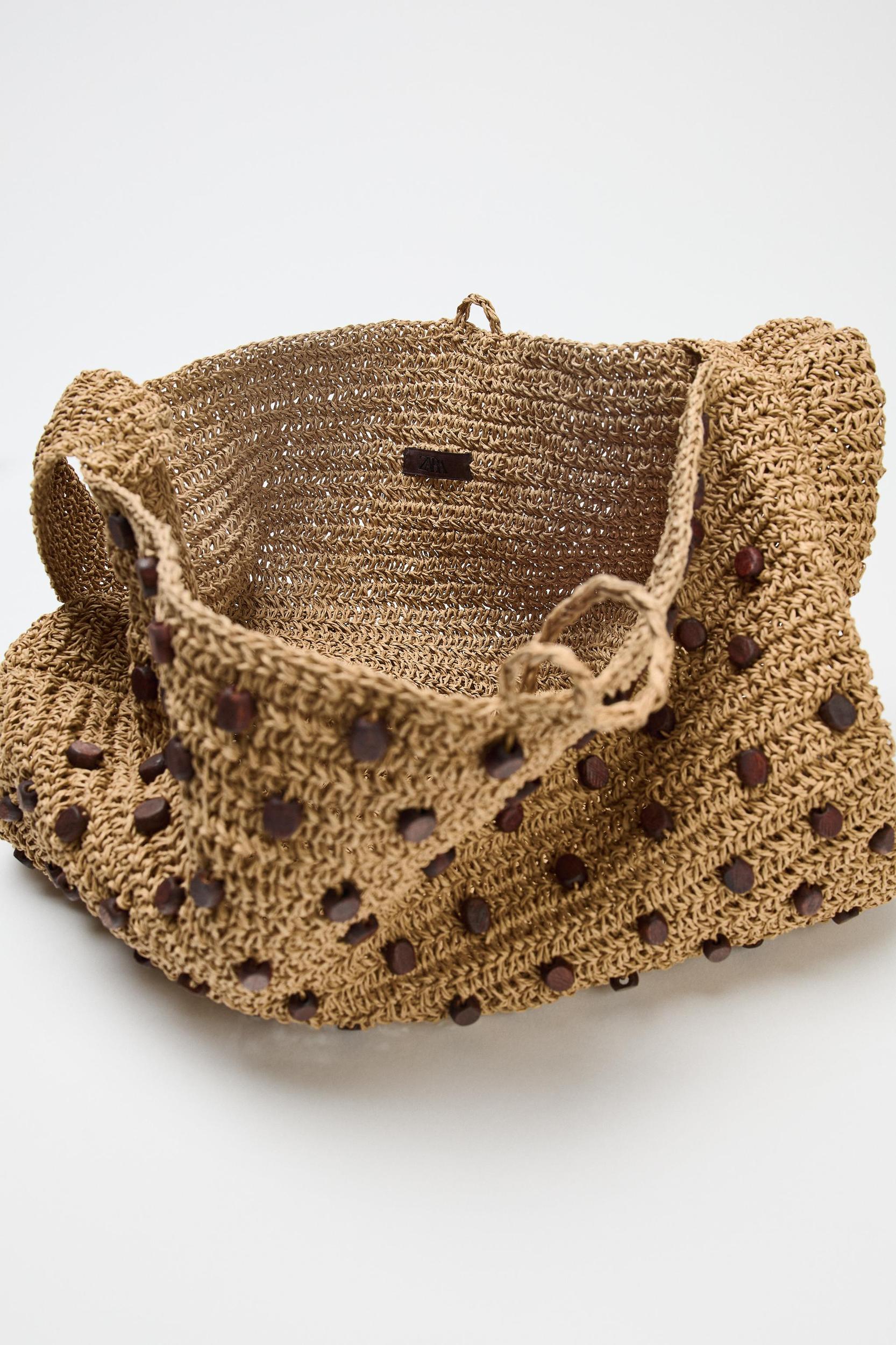BEADED WOVEN SHOPPER Product Image
