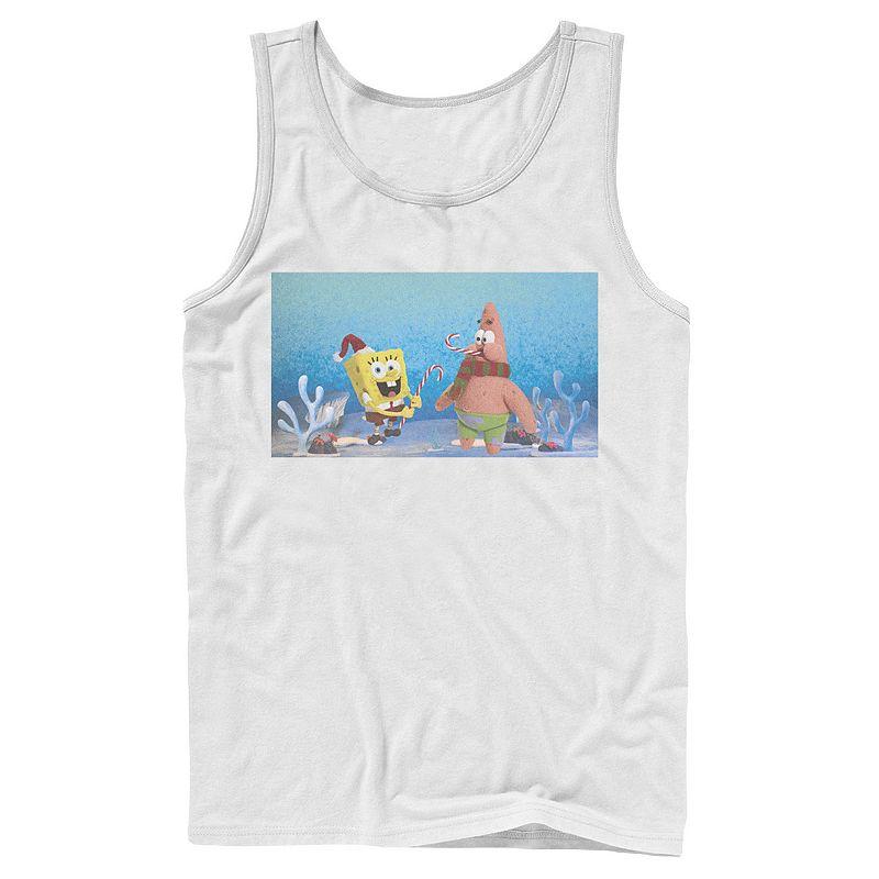 Men's Nickelodeon Spongebob Squarepants Patrick Star Christmas Buddies Graphic Tank Top,  Product Image