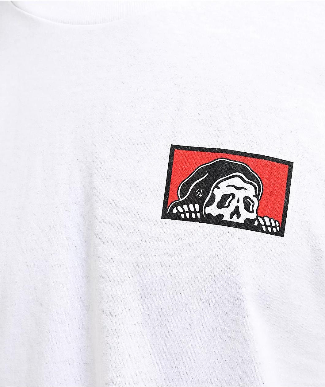 Lurking Class by Sketchy Tank Box Lurker White T-Shirt Product Image
