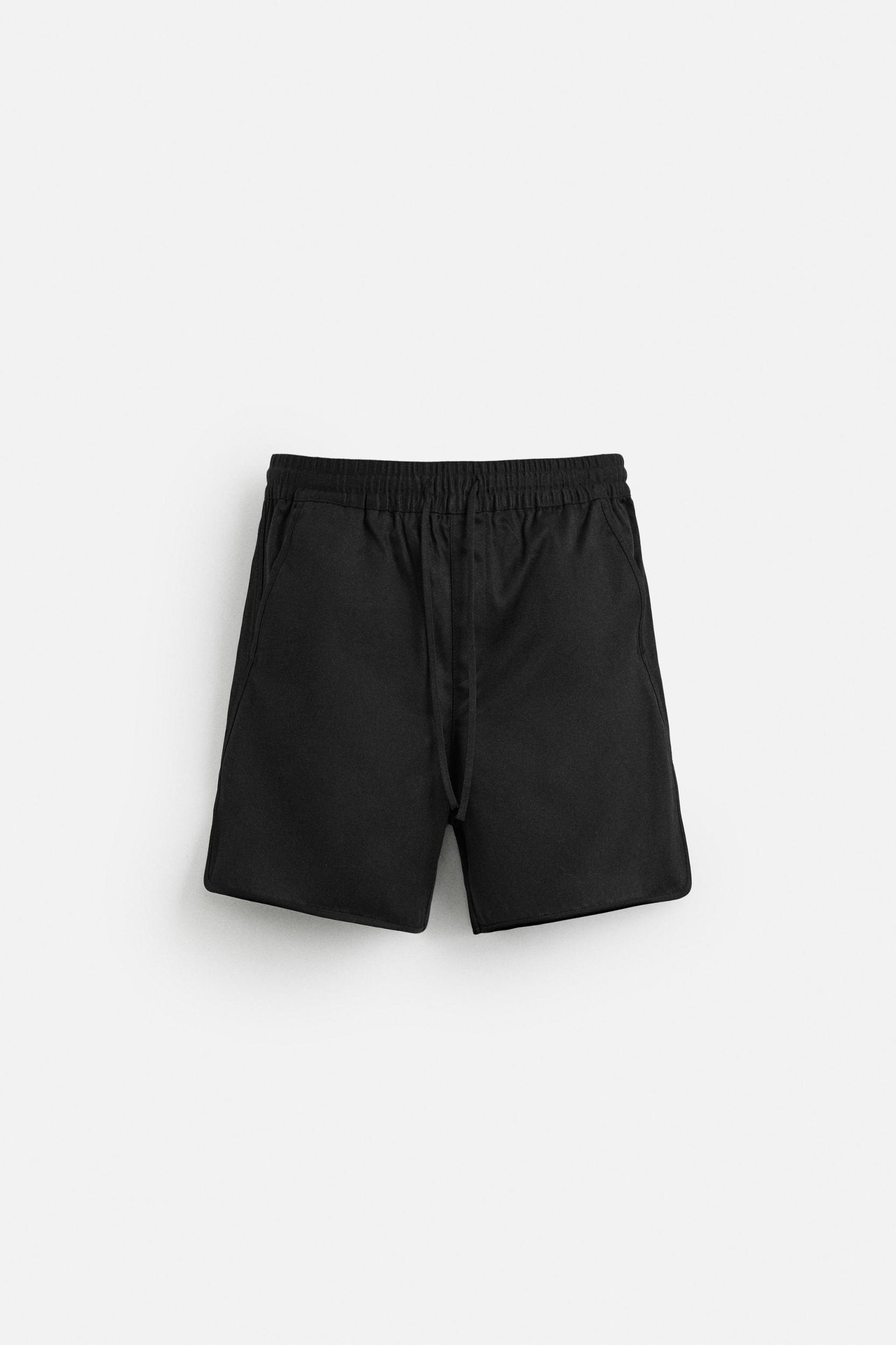 COTTON - LYOCELL BERMUDA SHORTS Product Image