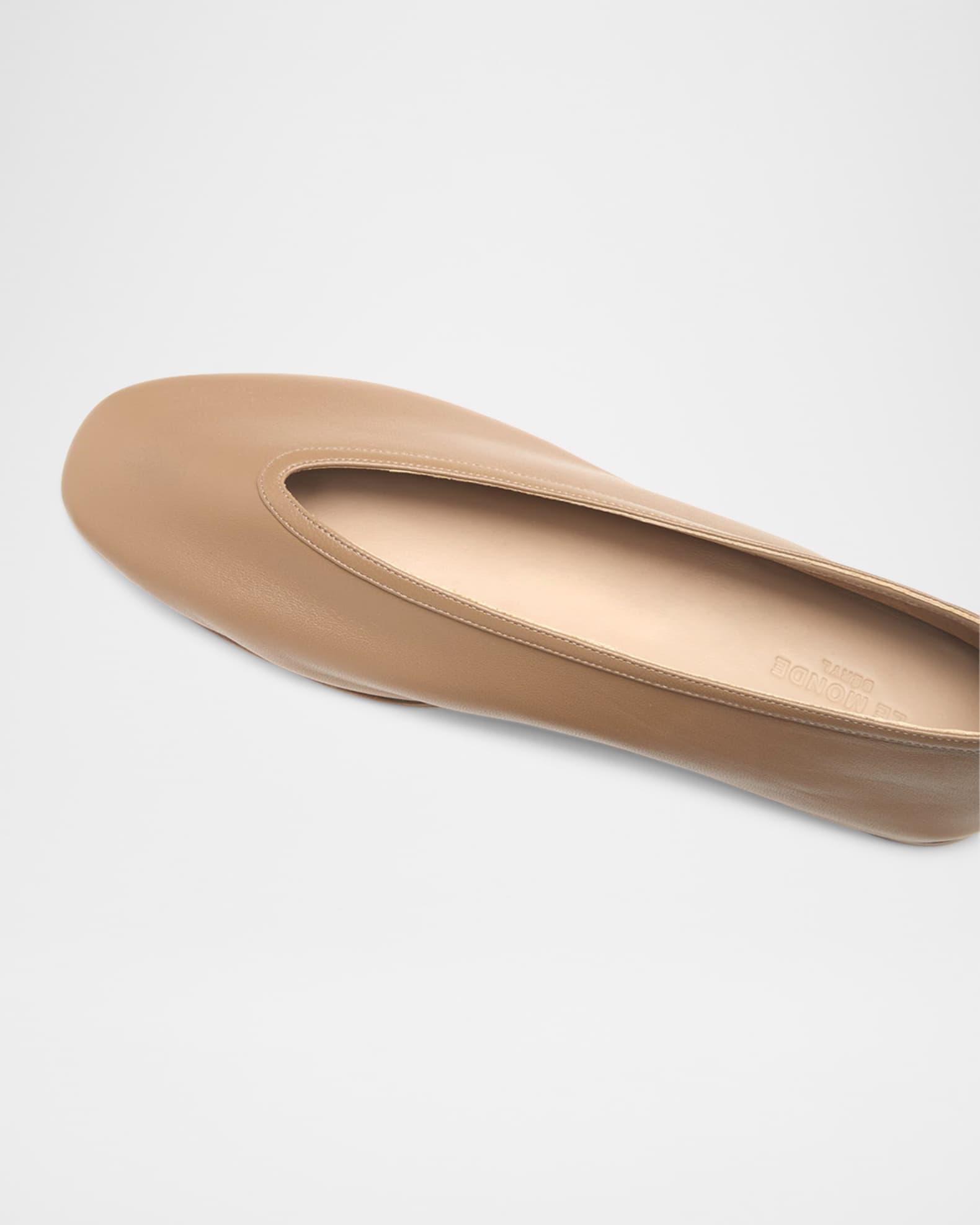 Luna Leather Ballerina Flats Product Image
