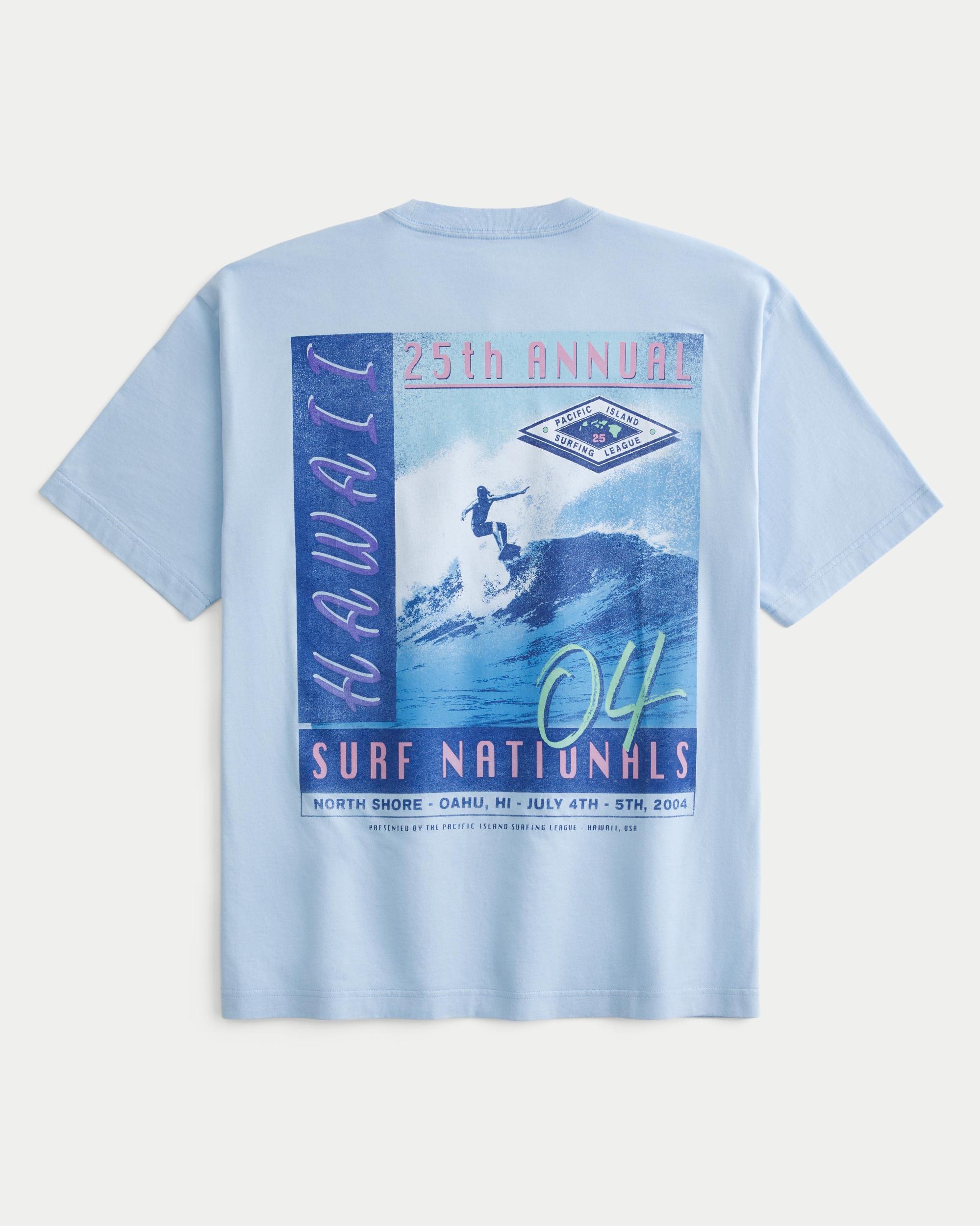 Boxy Hawaii Surf Graphic Tee Product Image
