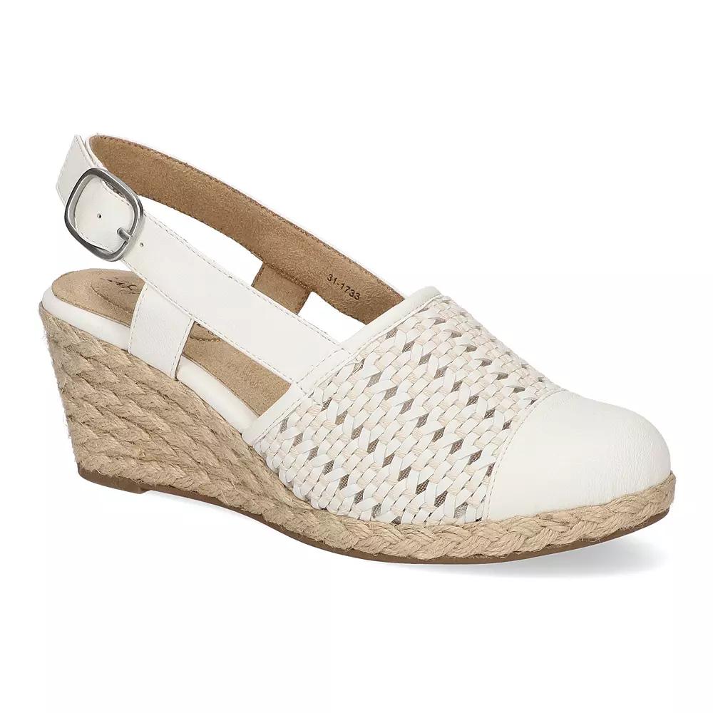 Easy Street Taffy Women's Slingback Espadrille Wedges,  Product Image
