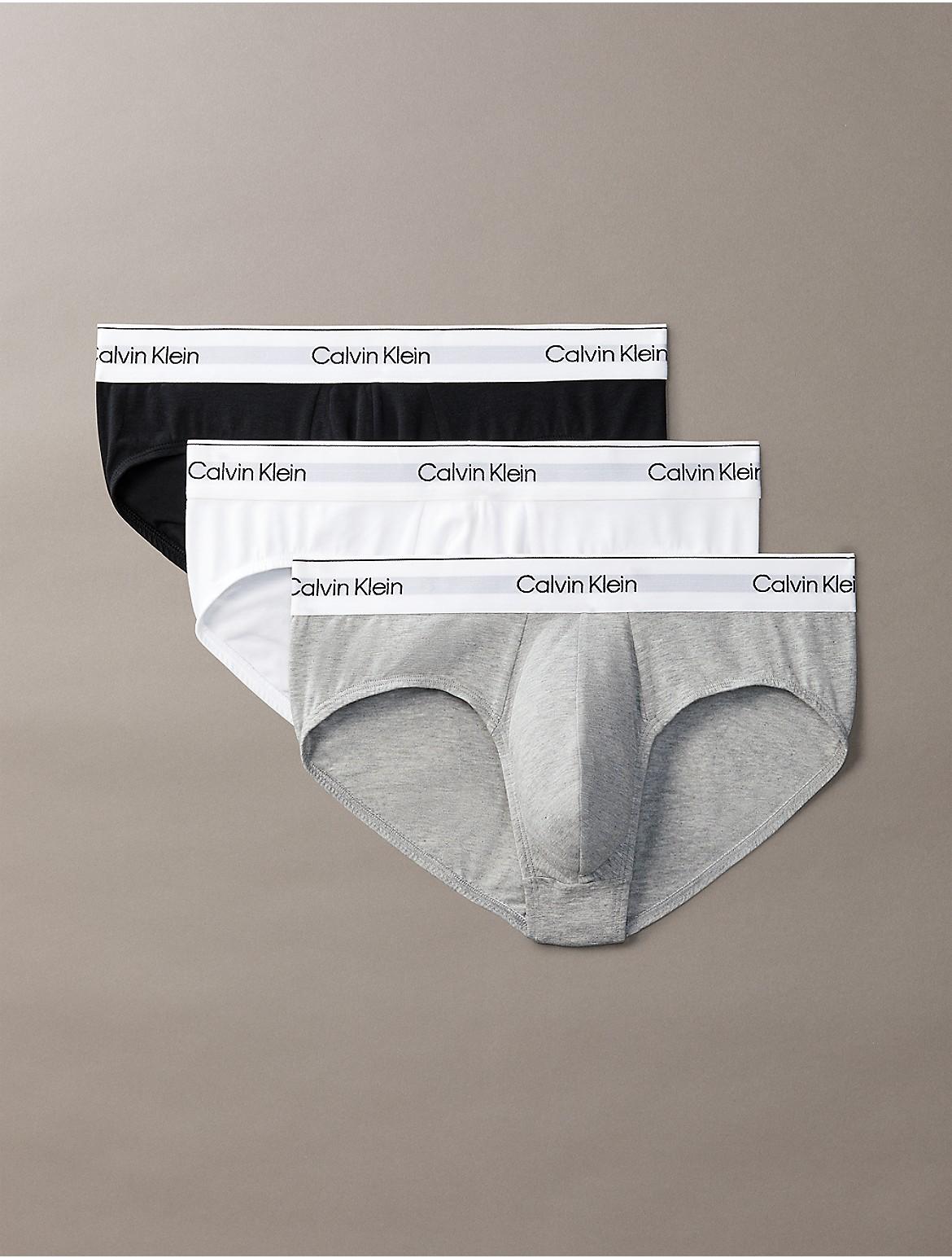 Calvin Klein Mens Icon Cotton Stretch 3-Pack Hip Brief - Multi Product Image