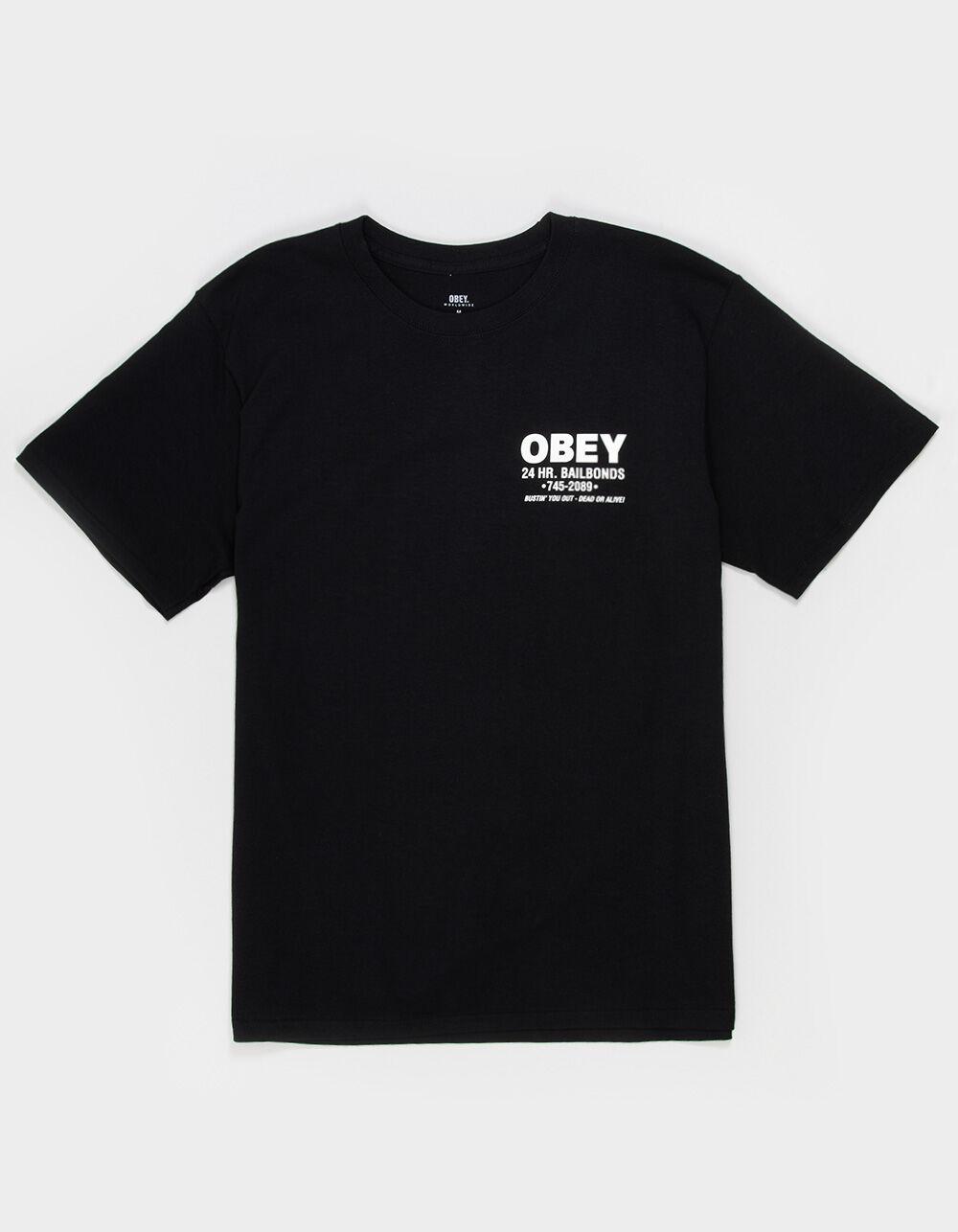 OBEY Bail Bonds Mens Tee - BLACK Product Image