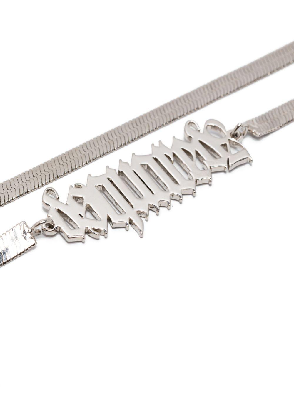 logo-lettering necklace Product Image