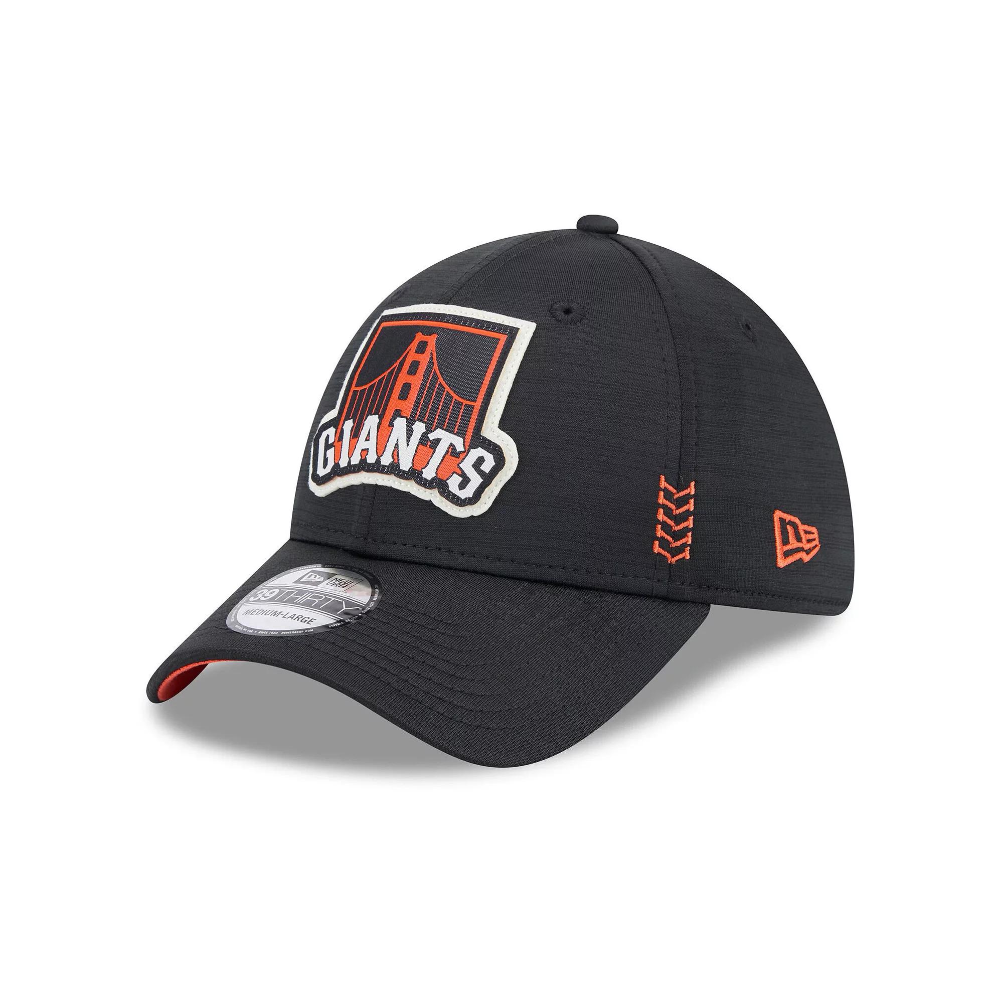 Men's New Era Black San Francisco Giants 2024 Clubhouse 39THIRTY Flex Fit Hat,  Product Image