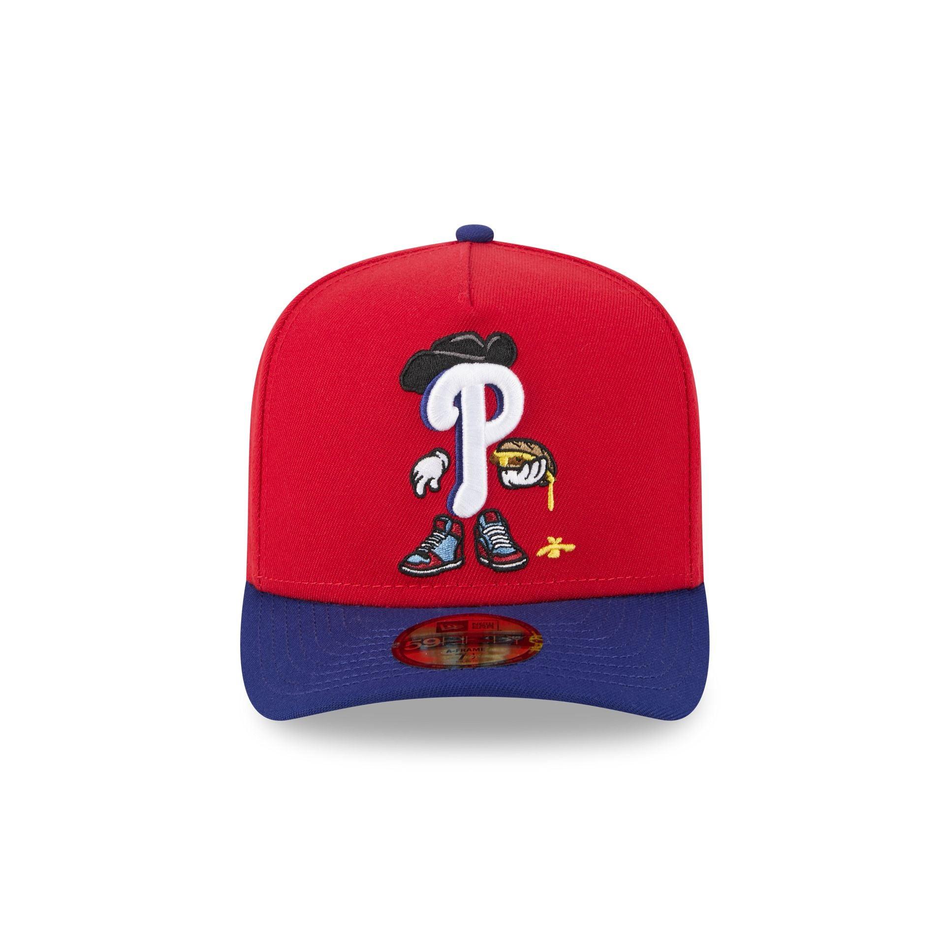 Philadelphia Phillies Cartoon 59FIFTY A-Frame Fitted Hat Male Product Image
