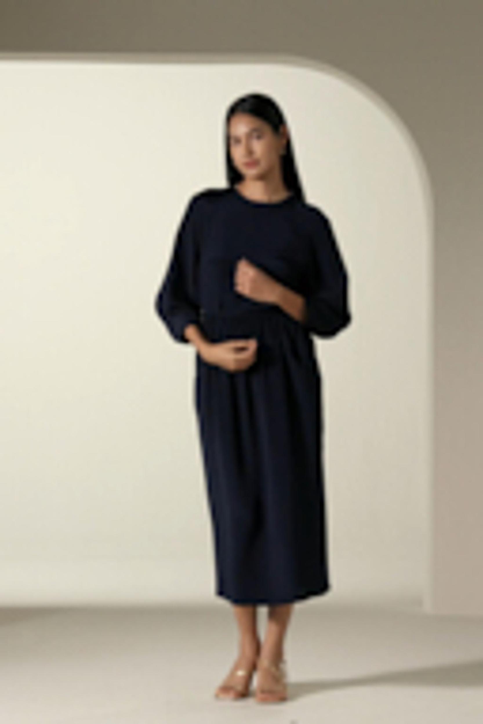 Blossom Skirt with Elastic Waistband and Side Pockets Product Image